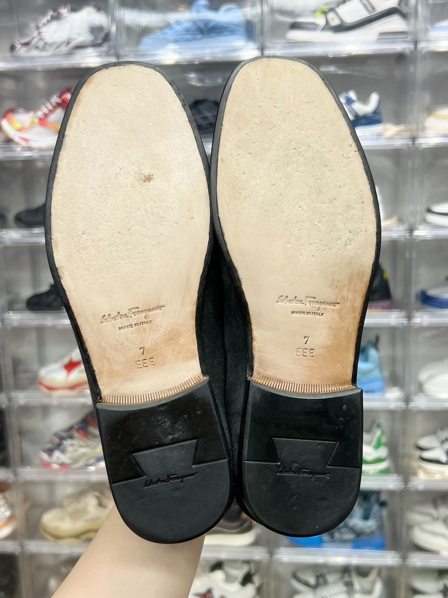 Salvatore Ferragamo Salvatore Ferragamo Black Slip Ons 7 Men Size US 7 / EU 40 - 8 Thumbnail