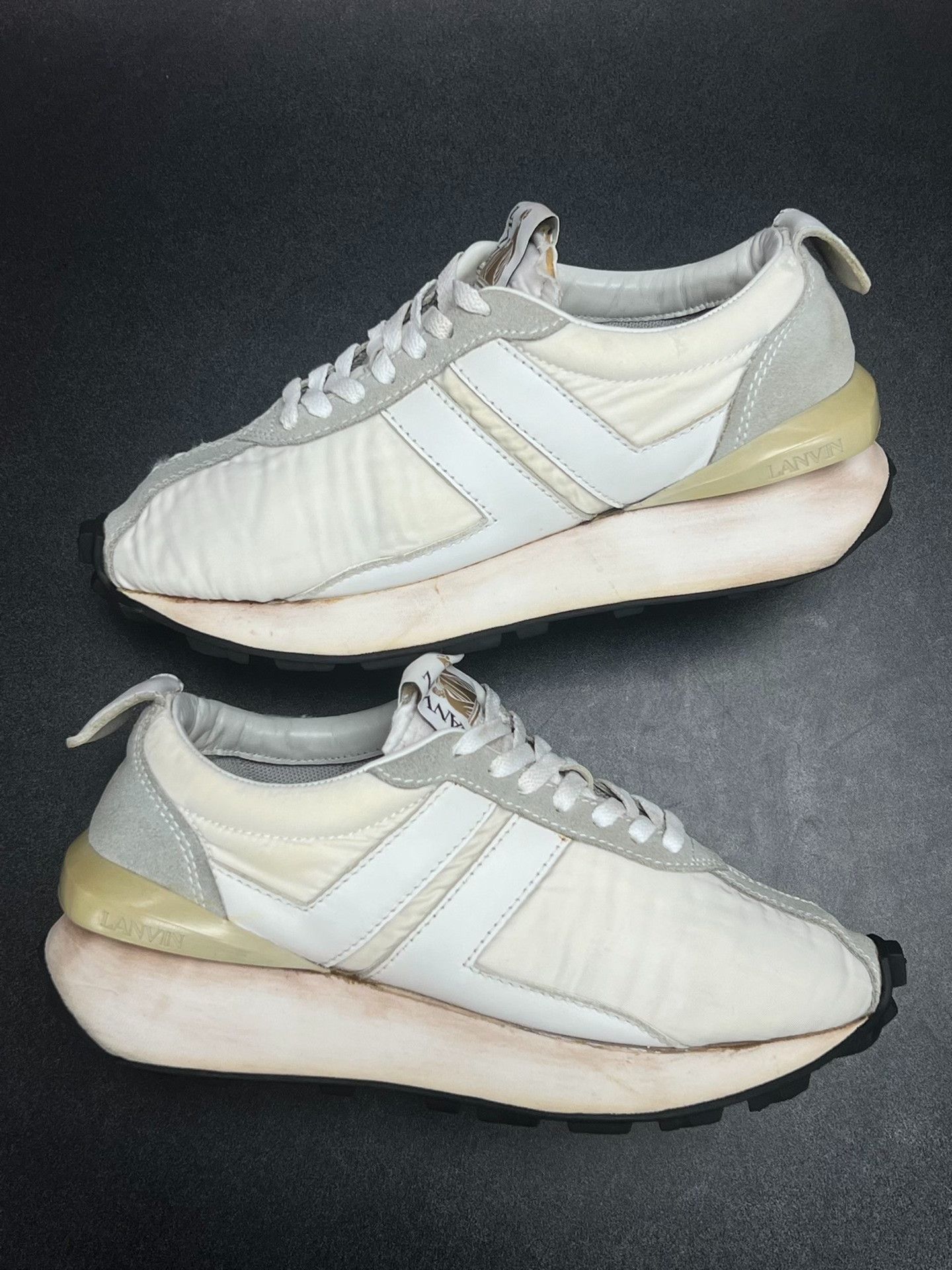 Lanvin Lanvin Casual White Lowtop Sneakers 6 Men Size US 6 / EU 39 - 5 Thumbnail