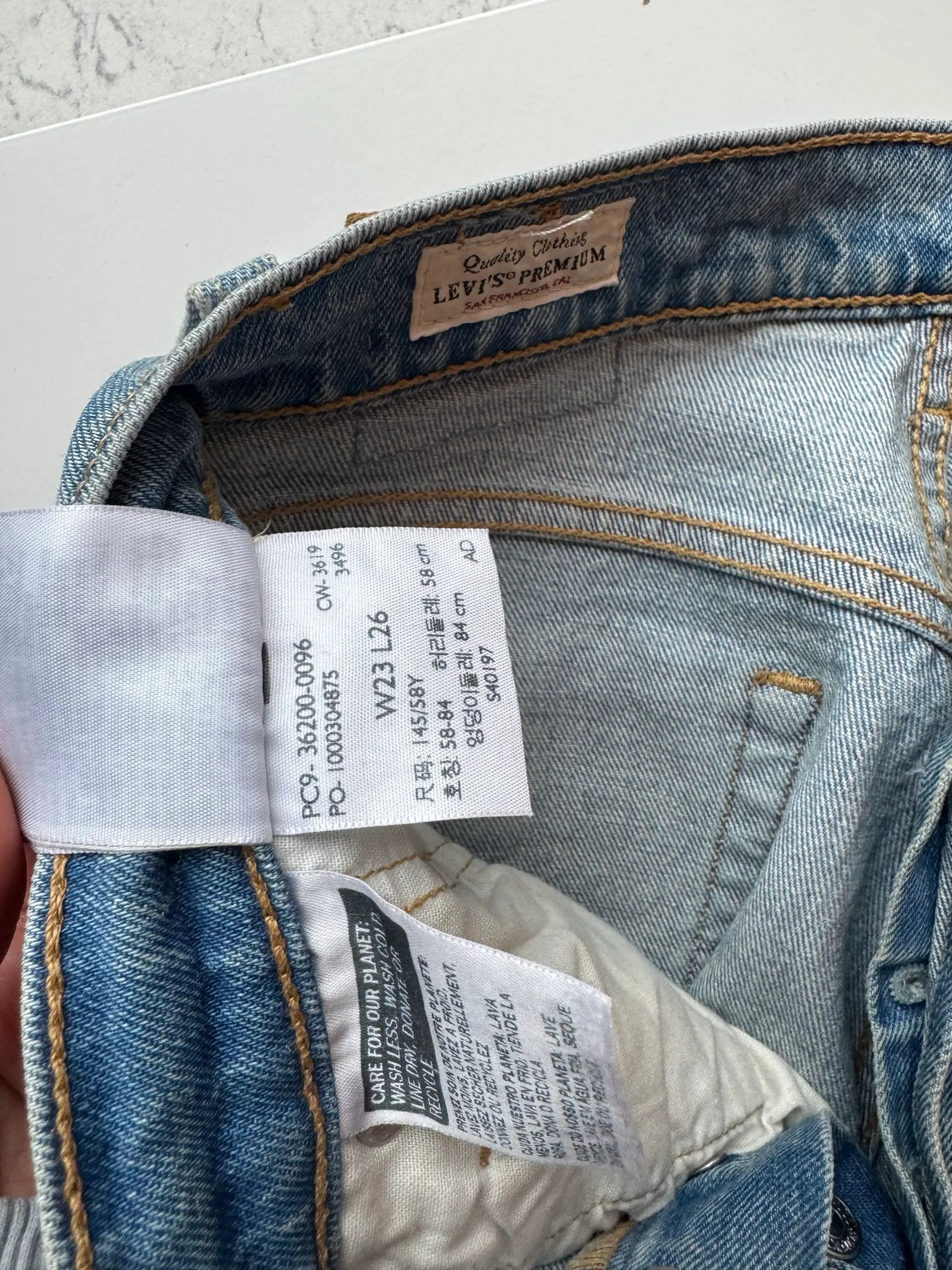 Levi's Levi's 501 Jeans Size 23" - 2 Thumbnail