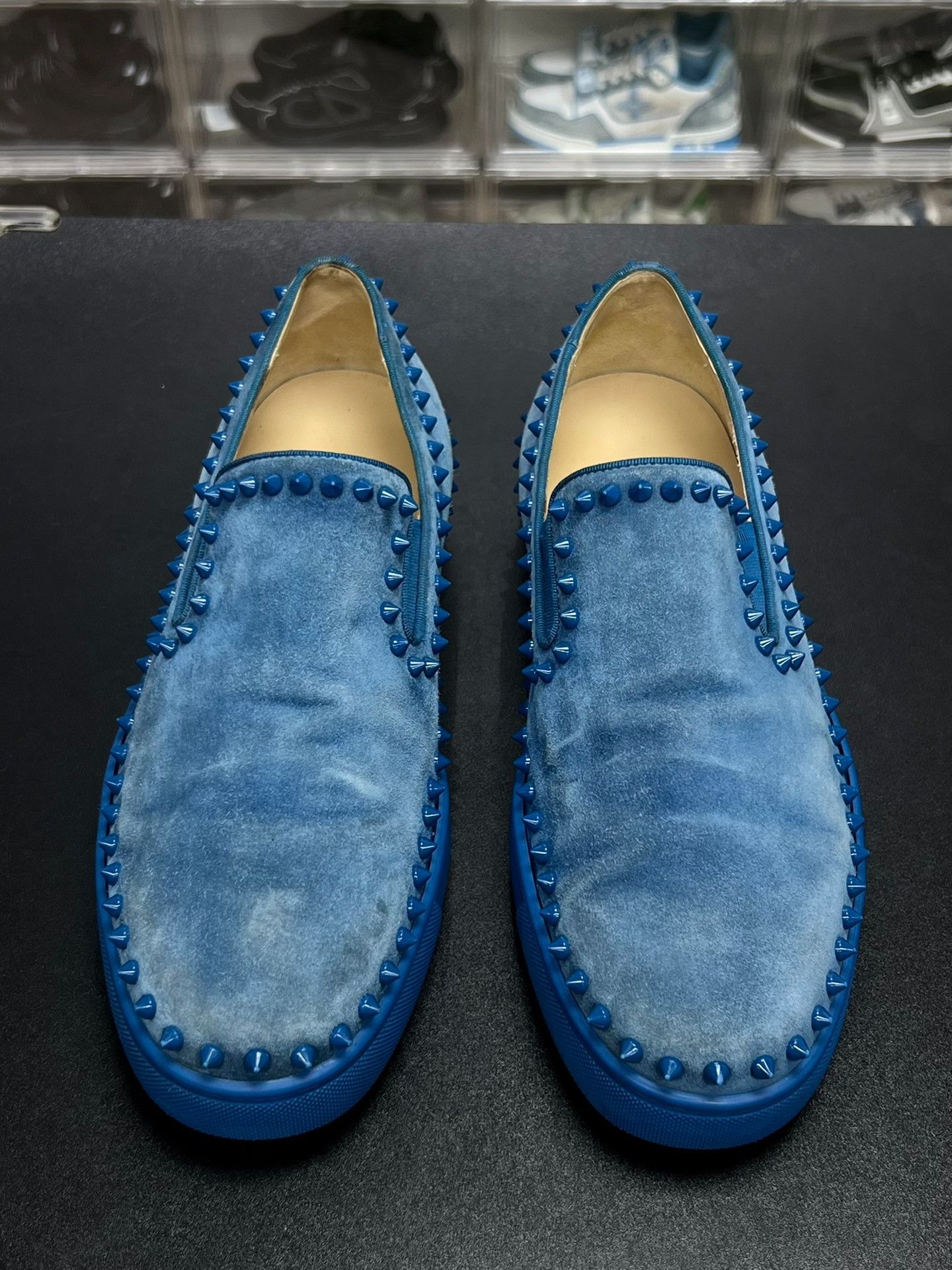 Christian Louboutin Christian Louboutin Blue Lowtop Sneakers 10.5 Men Size US 10.5 / EU 43-44 - 2 Thumbnail