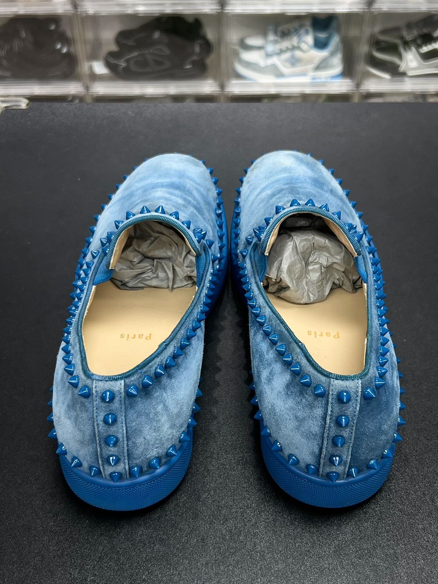 Christian Louboutin Christian Louboutin Blue Lowtop Sneakers 10.5 Men Size US 10.5 / EU 43-44 - 7 Thumbnail