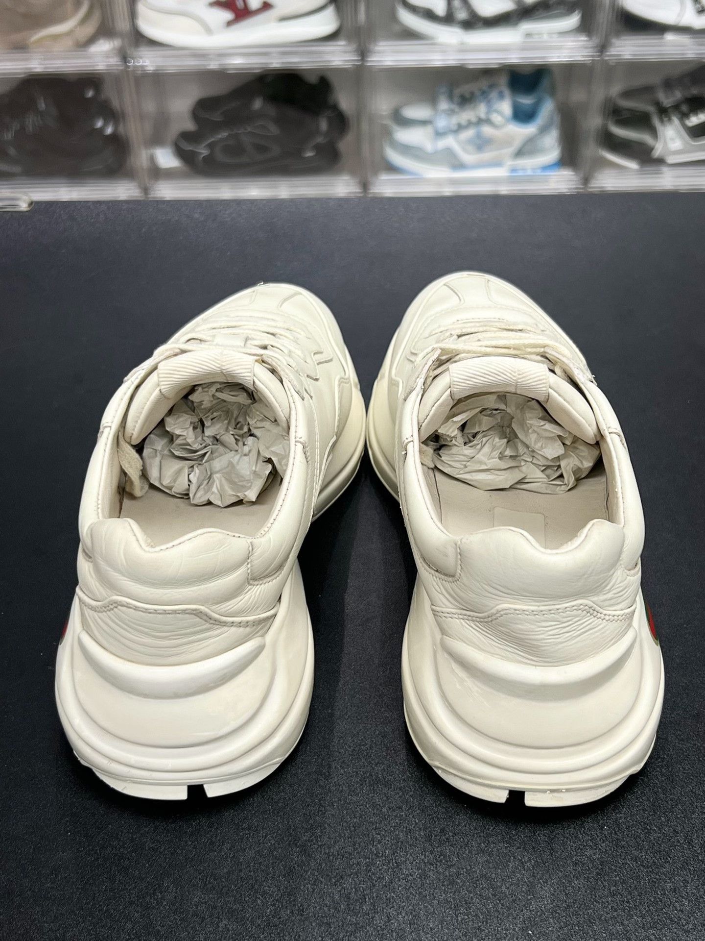 Gucci Gucci Retro White Lowtop Sneakers us_6-5 Women Size US 6.5 / IT 36.5 - 7 Thumbnail