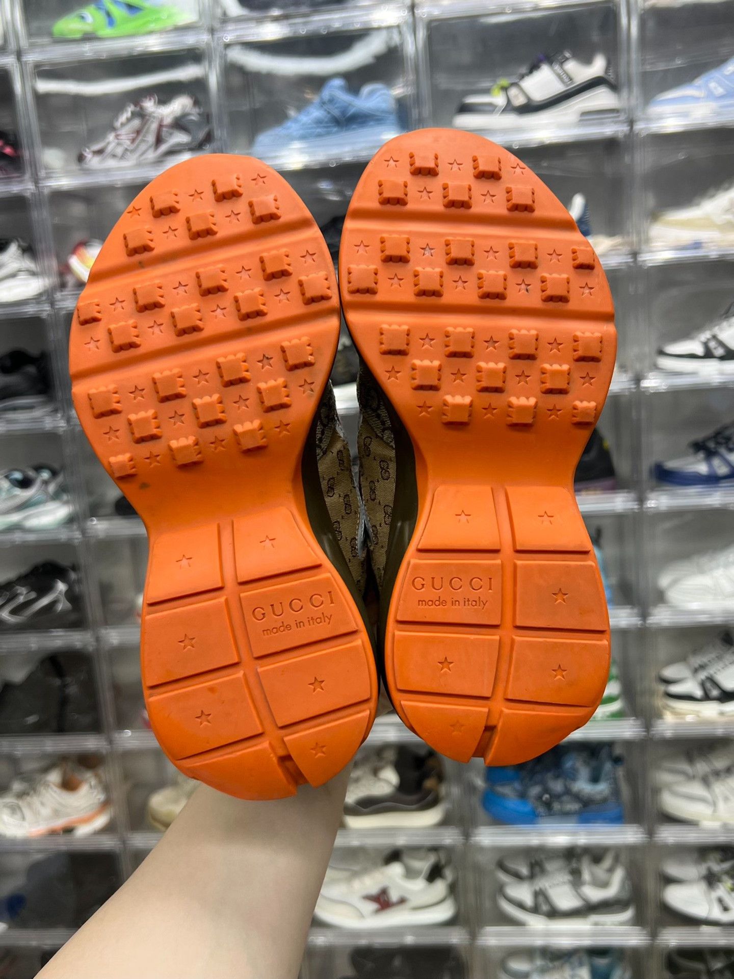 Gucci Gucci Brown Lowtop Sneakers us_5-5 Women Size US 5.5 / IT 35.5 - 8 Thumbnail