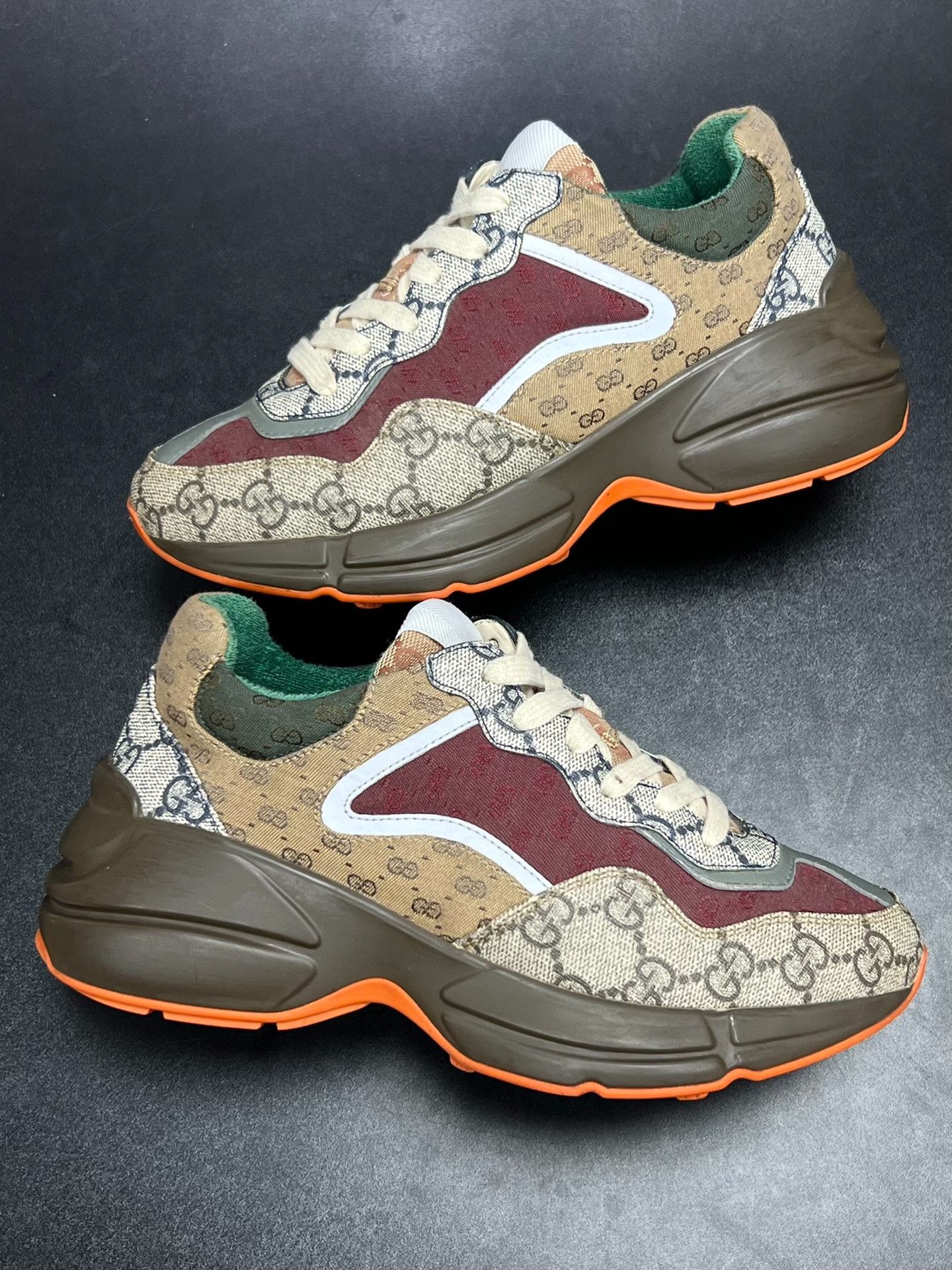 Gucci Gucci Brown Lowtop Sneakers us_5-5 Women Size US 5.5 / IT 35.5 - 5 Thumbnail