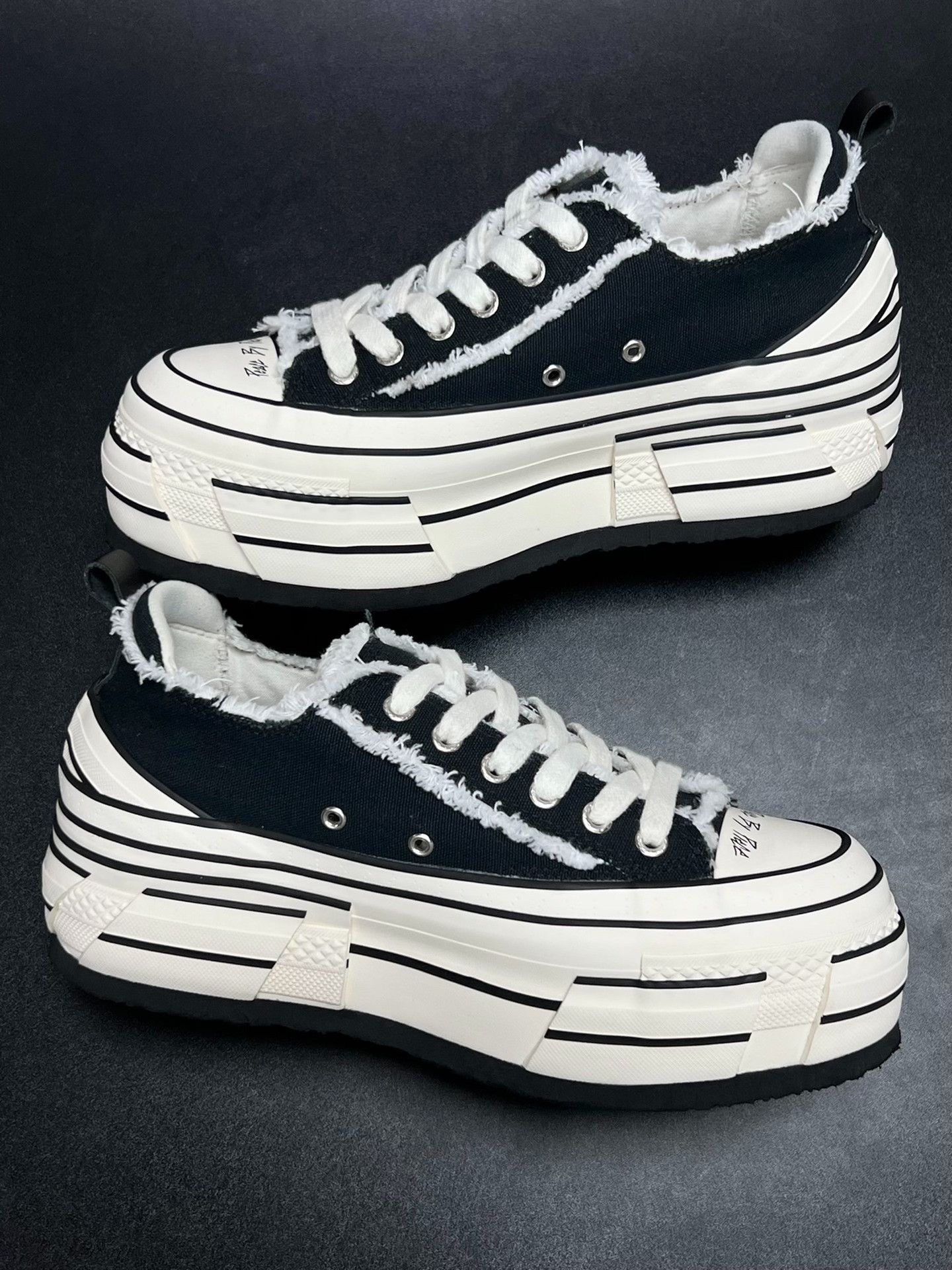 Yohji Yamamoto Yohji Yamamoto Black Lowtop Sneakers 8 Men Size US 8 / EU 41 - 6 Thumbnail