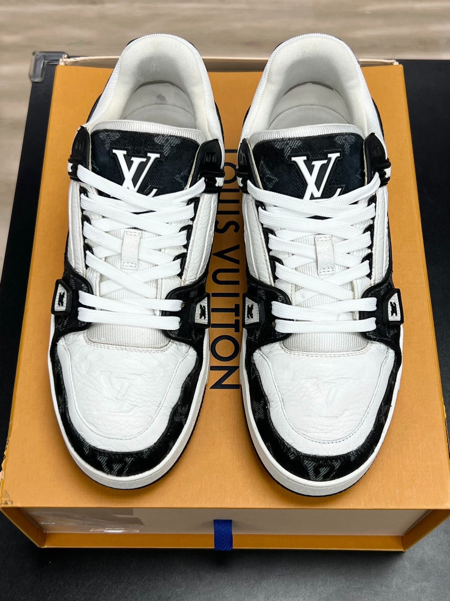 Louis Vuitton Louis Vuitton Training Denim Black Lowtop Sneakers 8.5 Men Size US 8.5 / EU 41-42 - 3 Thumbnail