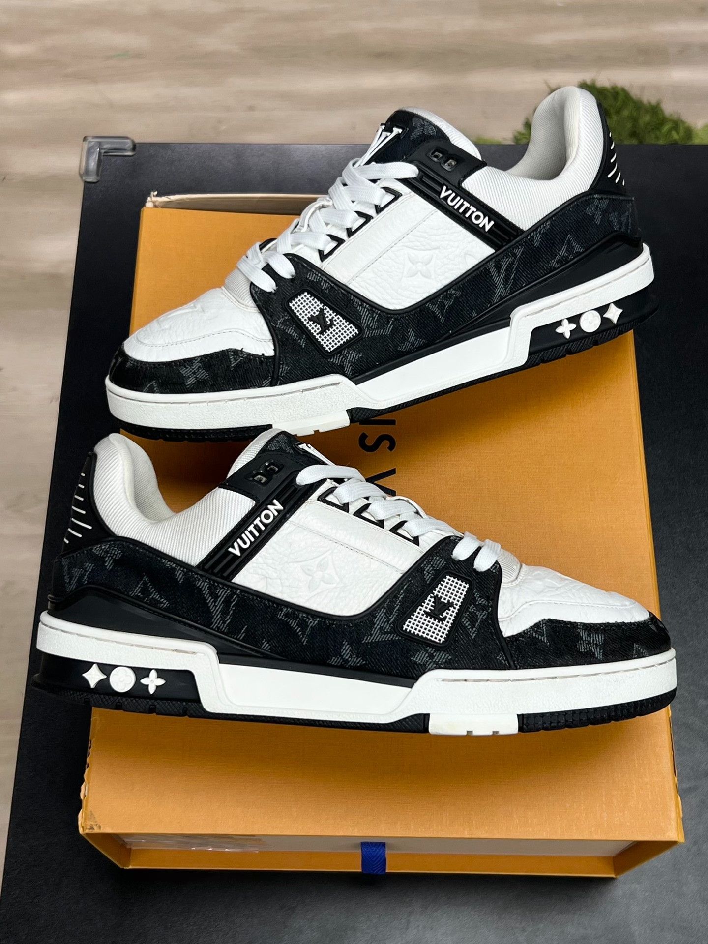 Louis Vuitton Louis Vuitton Training Denim Black Lowtop Sneakers 8.5 Men Size US 8.5 / EU 41-42 - 5 Thumbnail