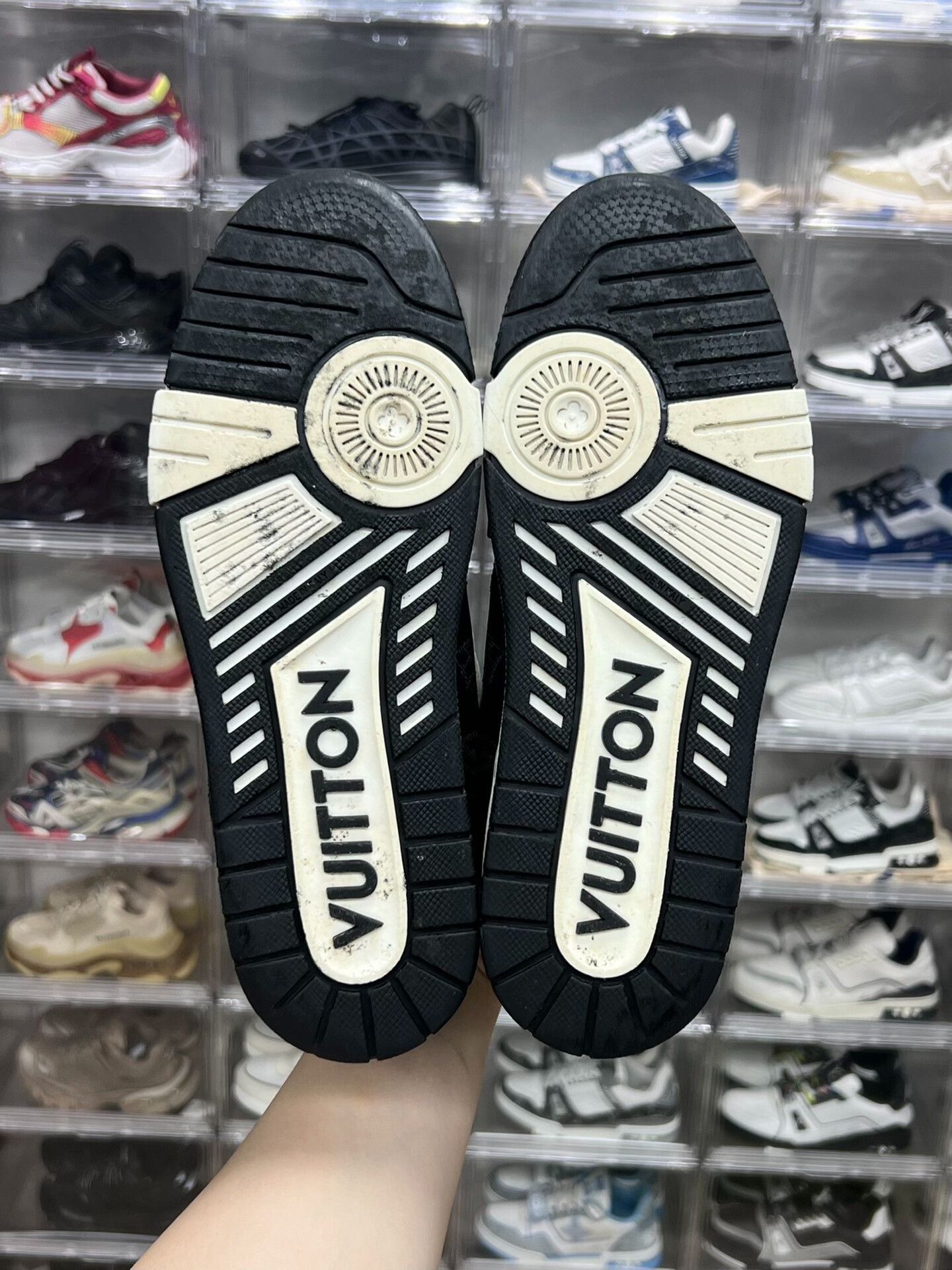 Louis Vuitton Louis Vuitton Training Denim Black Lowtop Sneakers 8.5 Men Size US 8.5 / EU 41-42 - 8 Thumbnail
