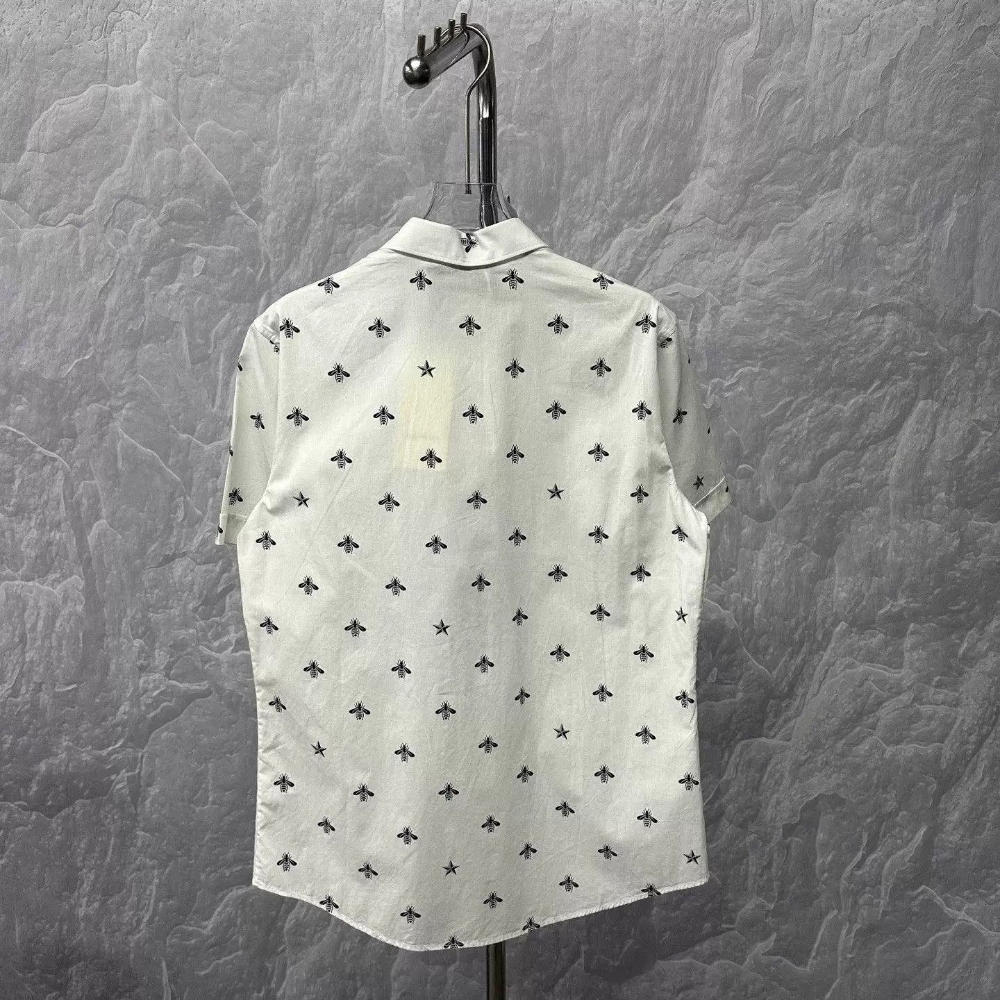 Gucci Gucci Bee & Star Print Short Sleeve Shirt 15 Size US S / EU 44-46 / 1 - 5 Thumbnail