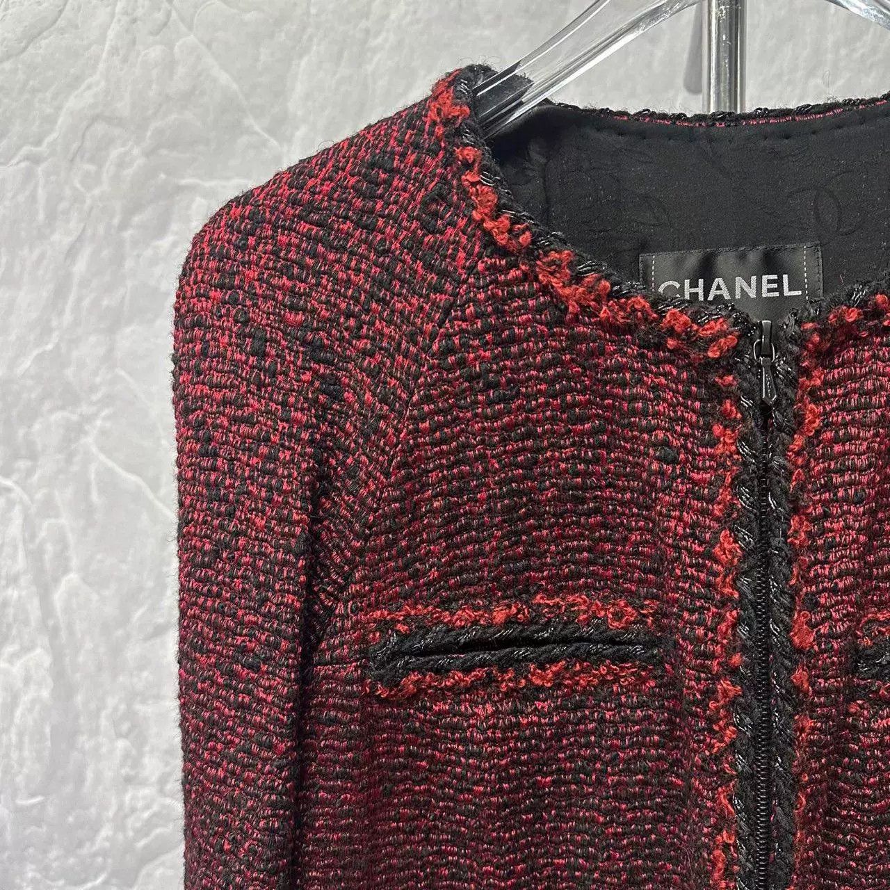 Chanel Chanel Tweed Four-Pocket Zip Jacket 38 Size S / US 4 / IT 40 - 4 Thumbnail