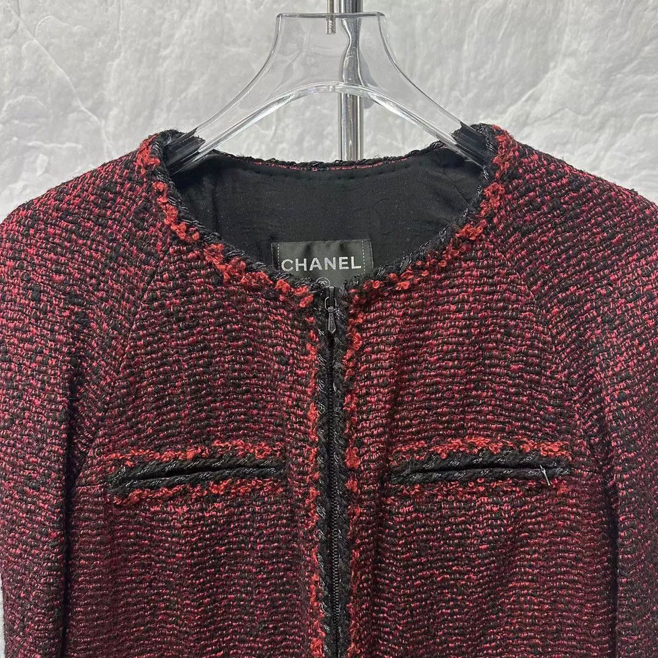 Chanel Chanel Tweed Four-Pocket Zip Jacket 38 Size S / US 4 / IT 40 - 3 Thumbnail