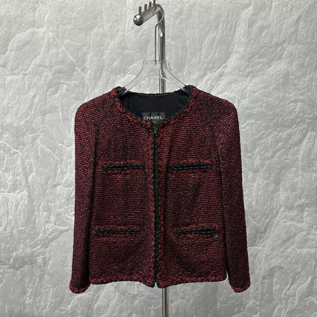 Chanel Chanel Tweed Four-Pocket Zip Jacket 38 Size S / US 4 / IT 40 - 2 Thumbnail
