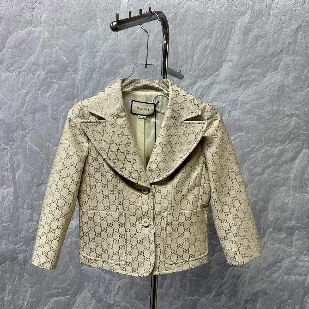 Gucci Gucci Silver Monogram GG Blazer Size 36 Size XS / US 0-2 / IT 36-38 - 2 Thumbnail