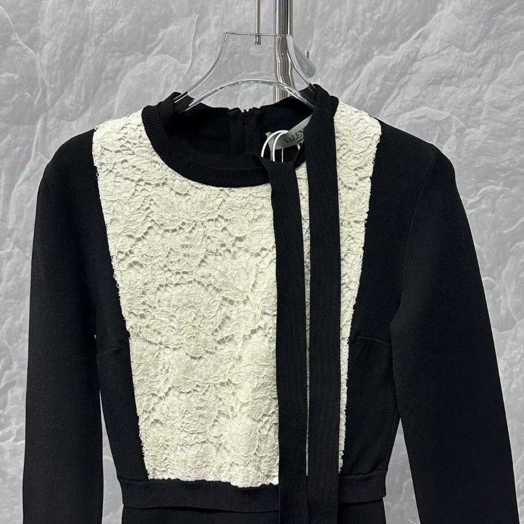 Valentino Valentino Lace Panel Mini Dress Size S Size S / US 4 / IT 40 - 3 Thumbnail