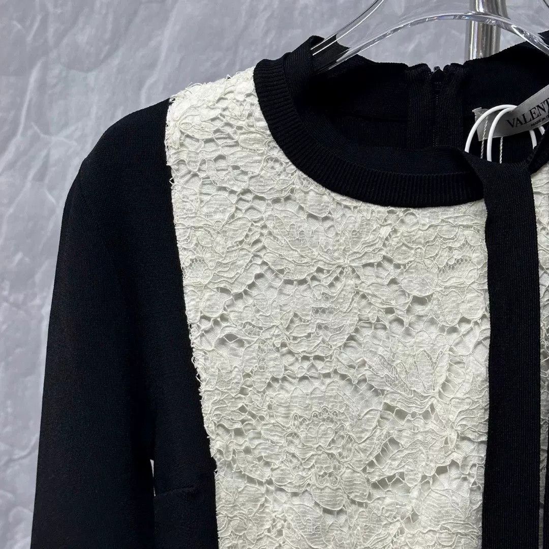 Valentino Valentino Lace Panel Mini Dress Size S Size S / US 4 / IT 40 - 4 Thumbnail