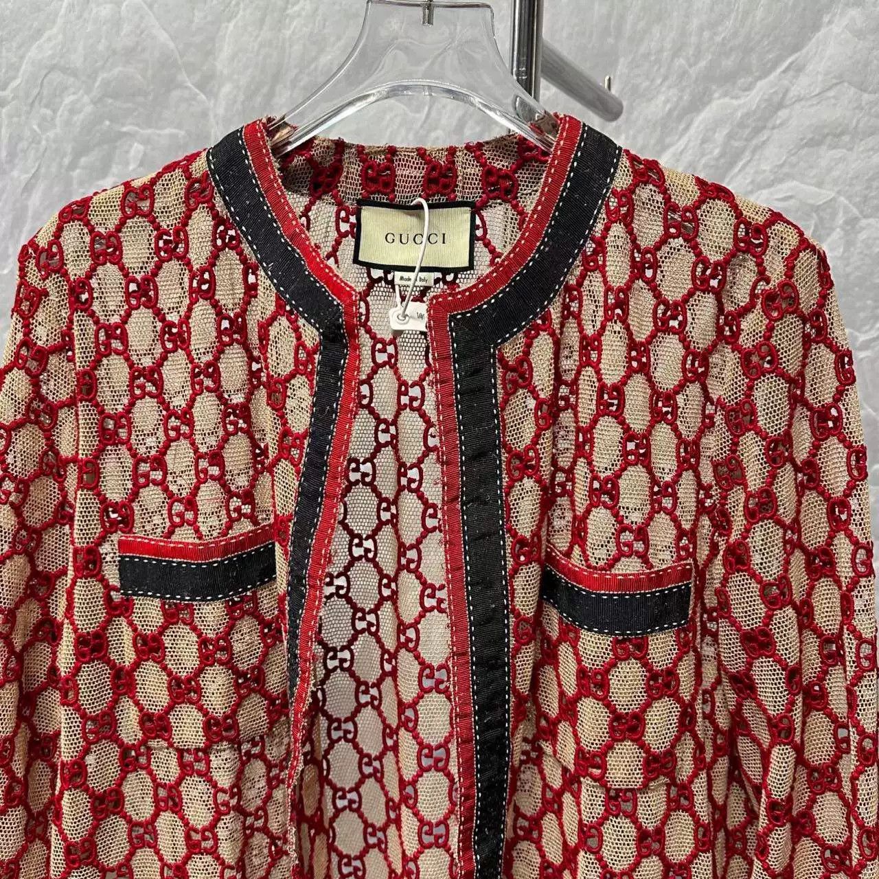 Gucci Gucci GG Monogram Lace Cardigan Jacket Size 40 Size S / US 4 / IT 40 - 3 Thumbnail