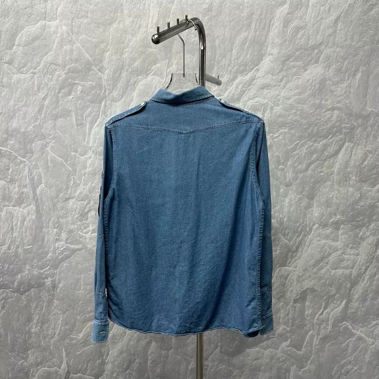 Loewe Loewe Patch Denim Long Sleeve Shirt XS Size US XS / EU 42 / 0 - 5 Thumbnail