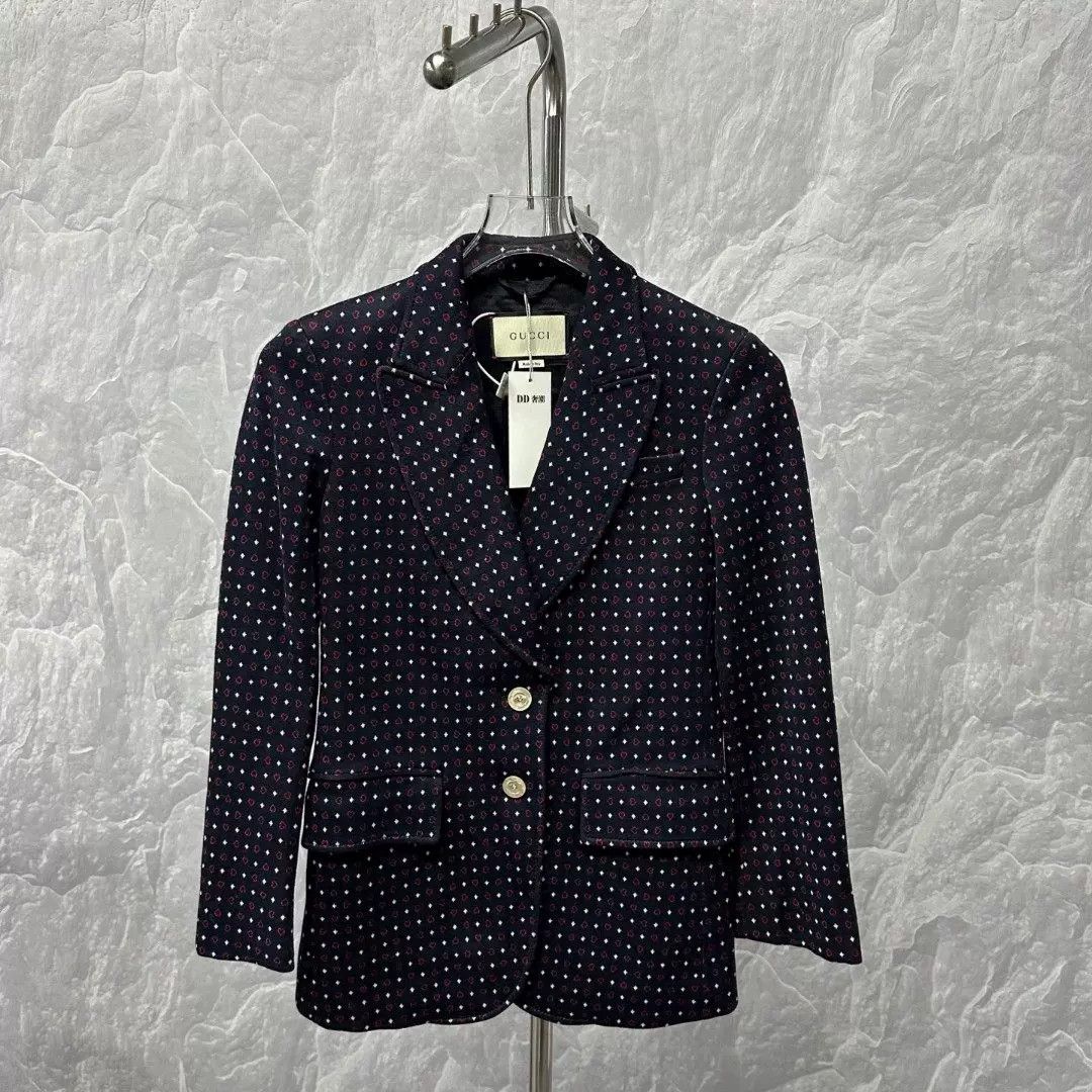 Gucci Gucci Heart Print Blazer IT 36 Size XS / US 0-2 / IT 36-38 - 2 Thumbnail