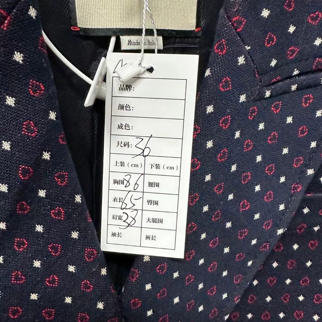 Gucci Gucci Heart Print Blazer IT 36 Size XS / US 0-2 / IT 36-38 - 6 Thumbnail