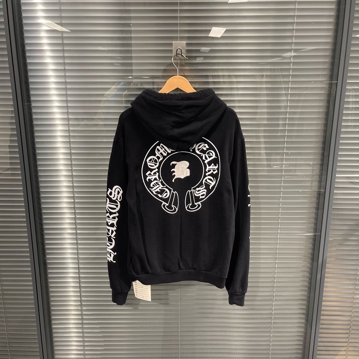 Chrome Hearts Chrome Hearts Horseshoe Sanskrit Patch Hoodie M Size US M / EU 48-50 / 2 - 2 Thumbnail