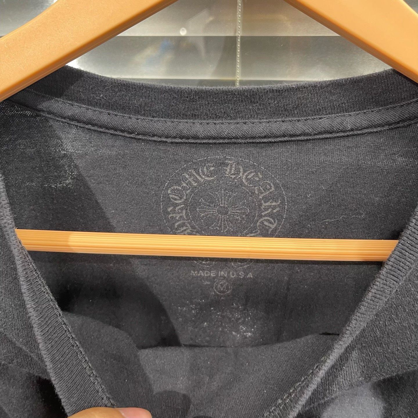 Chrome Hearts Chrome Hearts Vertical Cross Logo L/S T-Shirt M Size US M / EU 48-50 / 2 - 4 Thumbnail
