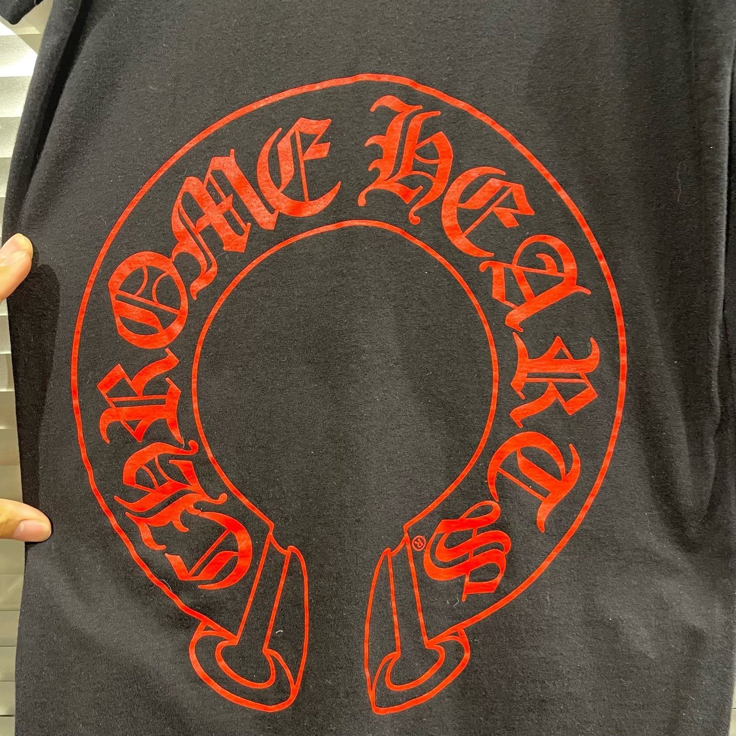 Chrome Hearts Chrome Hearts Red Horseshoe Logo T-Shirt S Size US S / EU 44-46 / 1 - 7 Thumbnail