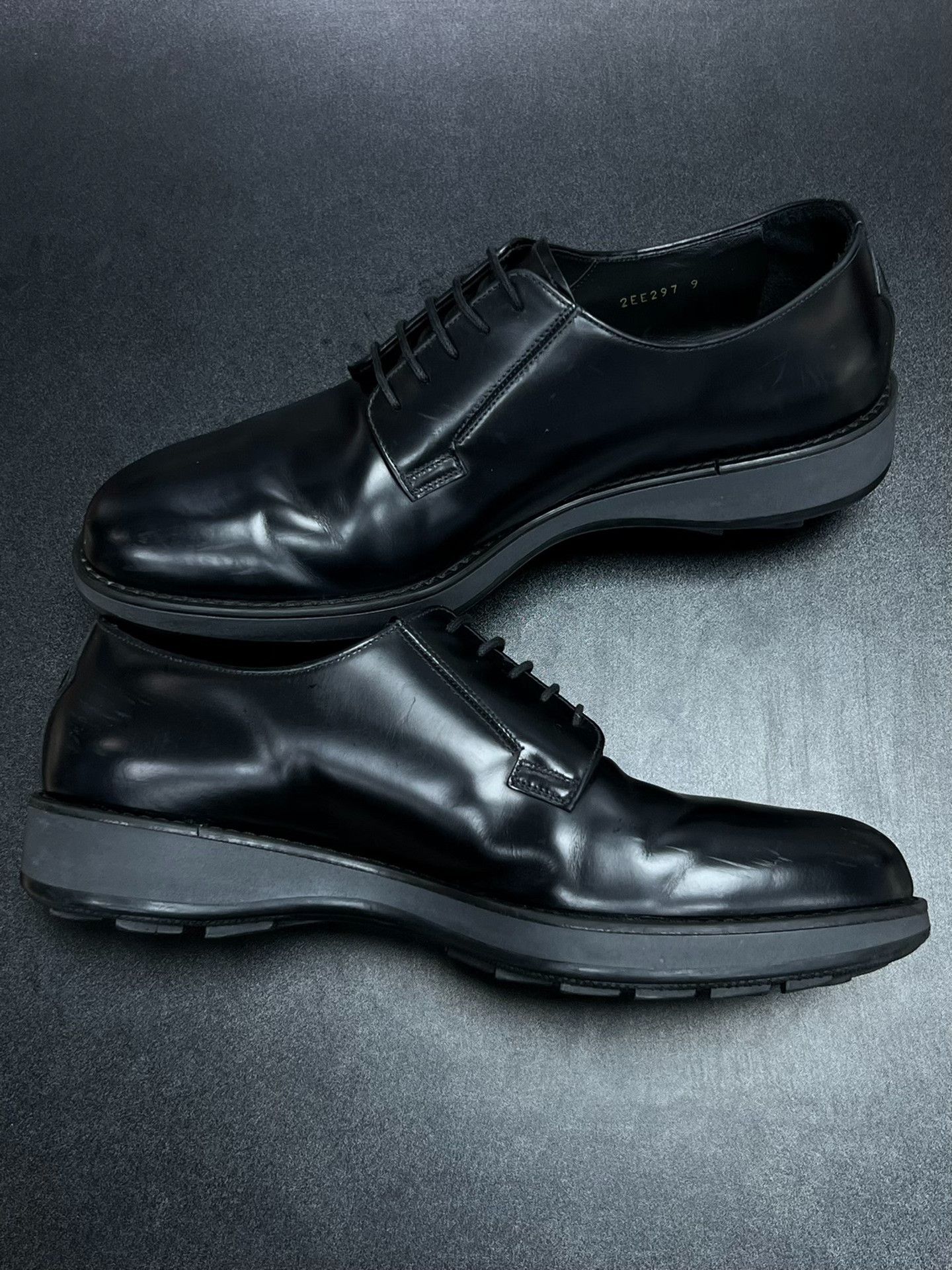Prada Prada Formal Black Leather Shoes 10 Men Size US 10 / EU 43 - 6 Thumbnail