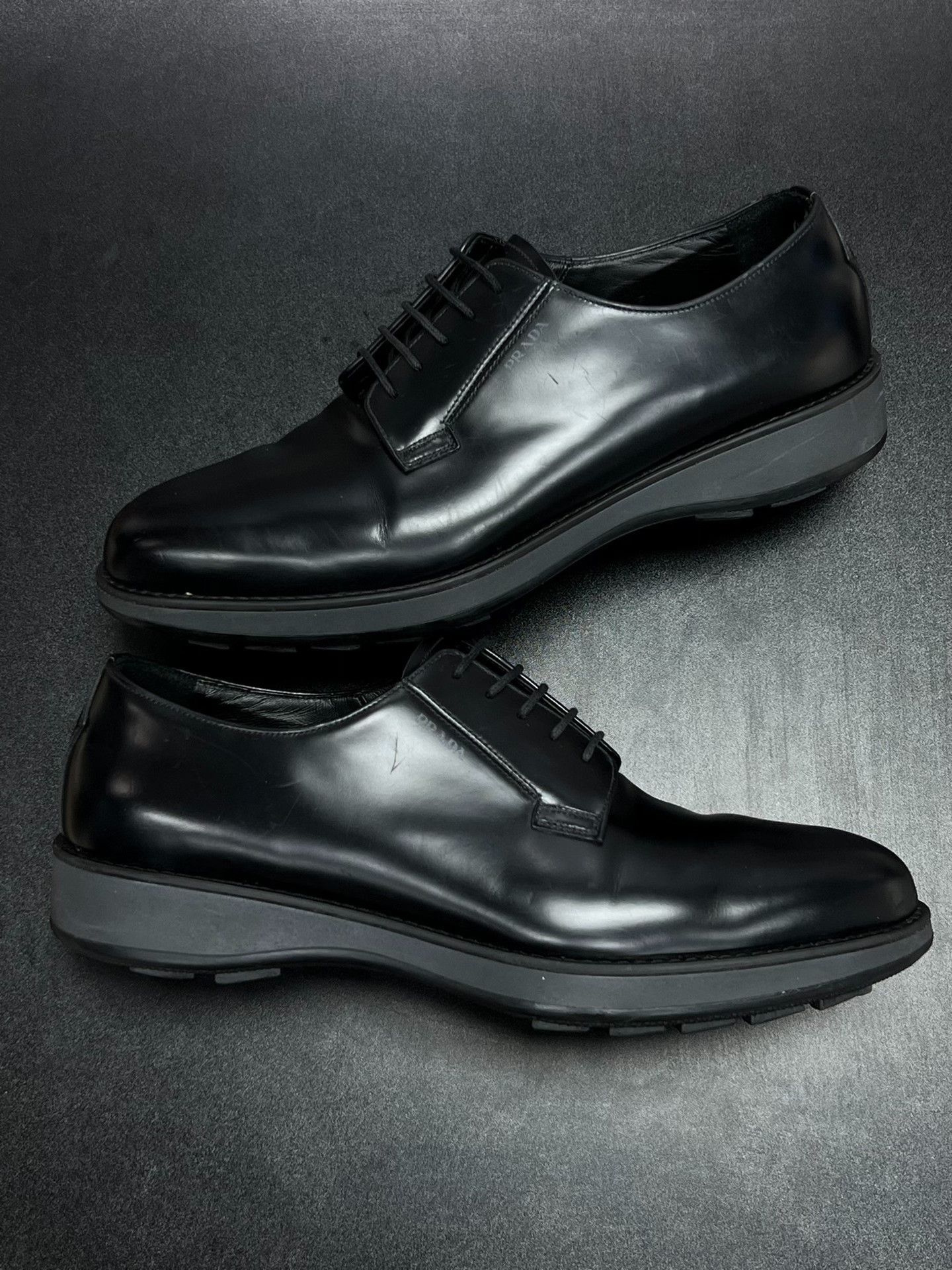 Prada Prada Formal Black Leather Shoes 10 Men Size US 10 / EU 43 - 5 Thumbnail