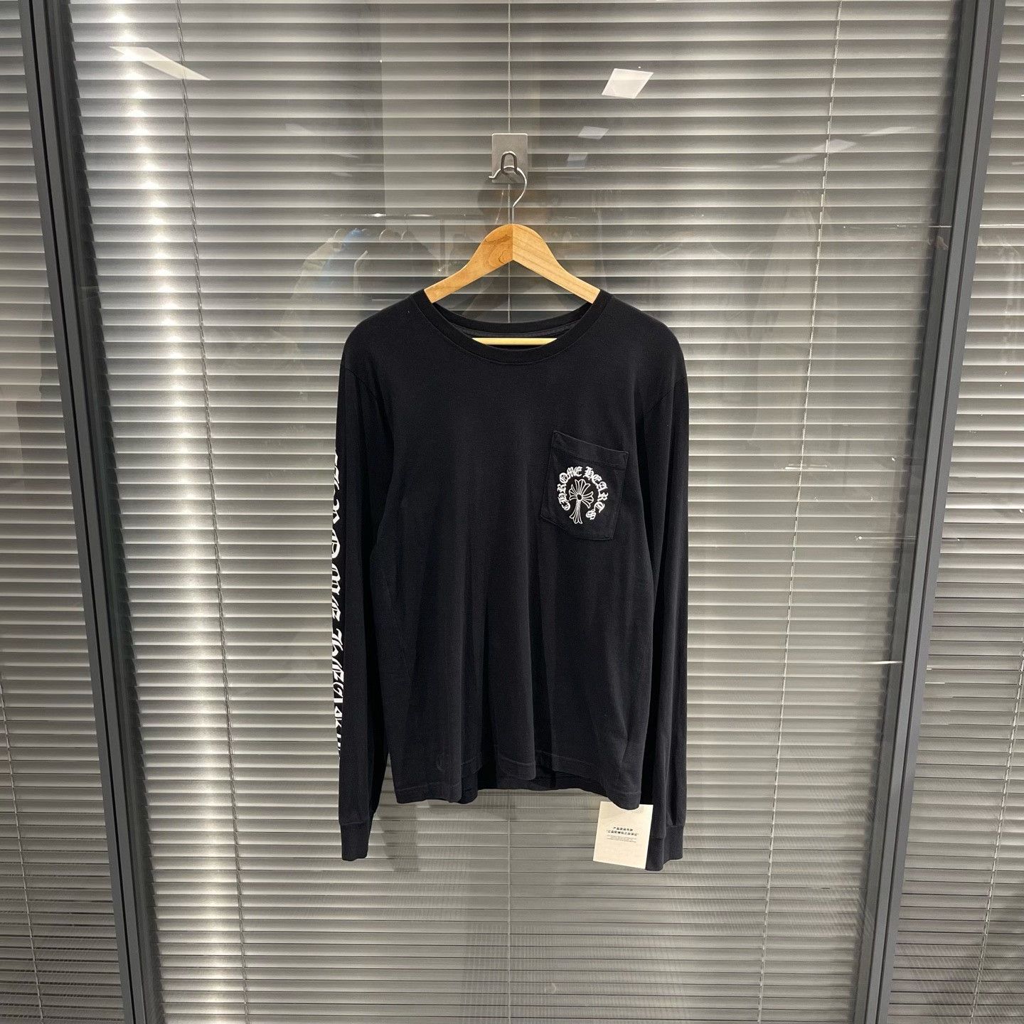 Chrome Hearts Chrome Hearts Cross Logo Long Sleeve T-Shirt M Size US M / EU 48-50 / 2 - 2 Thumbnail