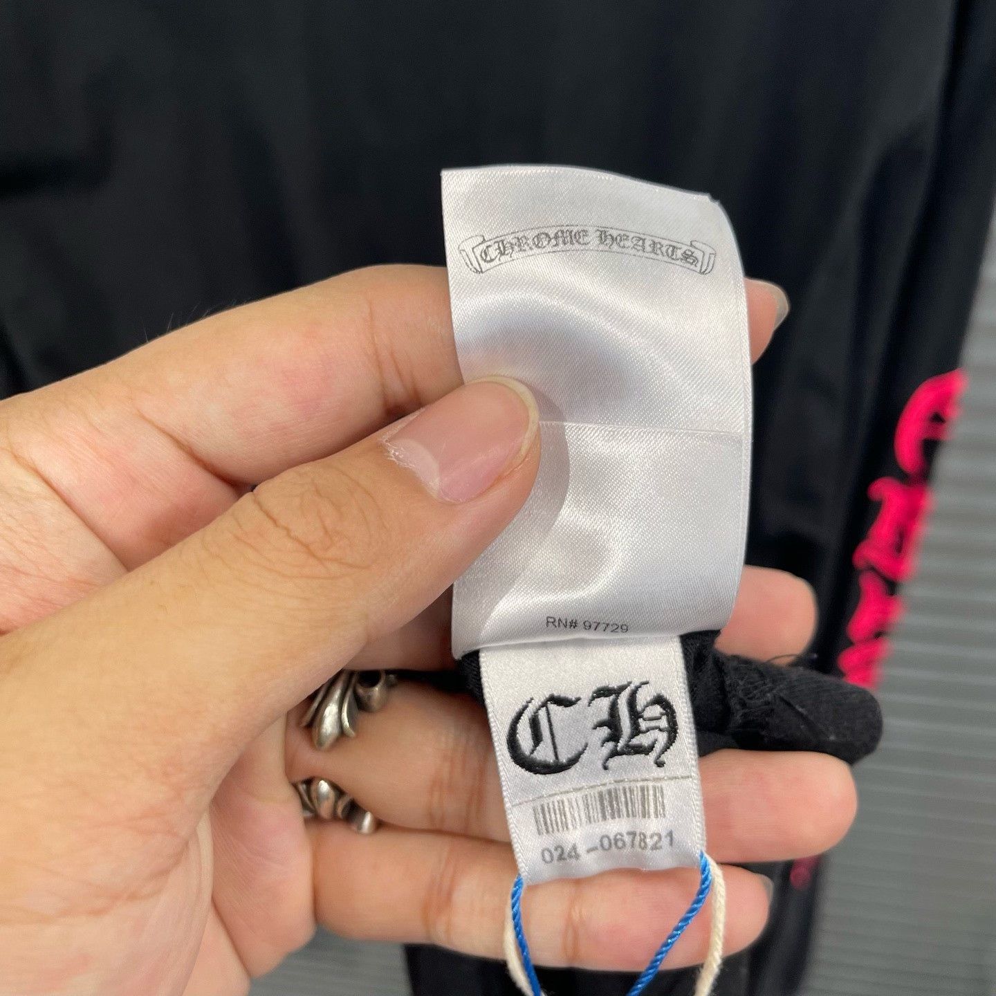 Chrome Hearts Chrome Hearts Pink Sanskrit Pocket Long Sleeve Size L Size US L / EU 52-54 / 3 - 8 Thumbnail