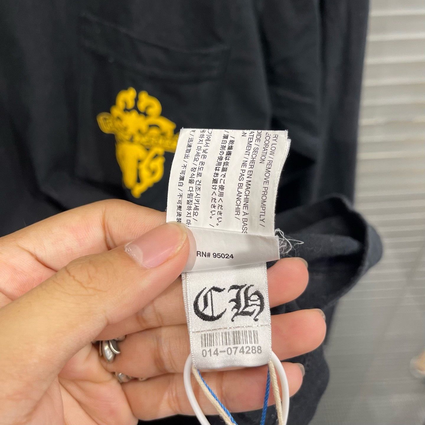 Chrome Hearts Chrome Hearts Yellow Script Long Sleeve T-Shirt Size S Size US S / EU 44-46 / 1 - 8 Thumbnail