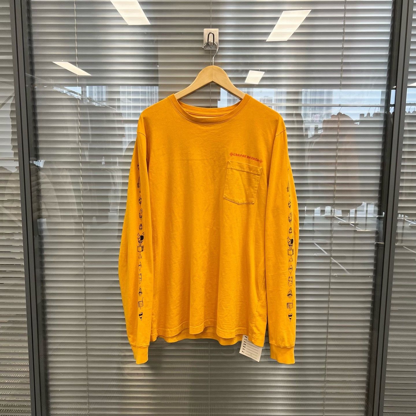 Chrome Hearts Chrome Hearts Matty Boy Orange Long Sleeve T-Shirt L Size US L / EU 52-54 / 3 - 3 Thumbnail