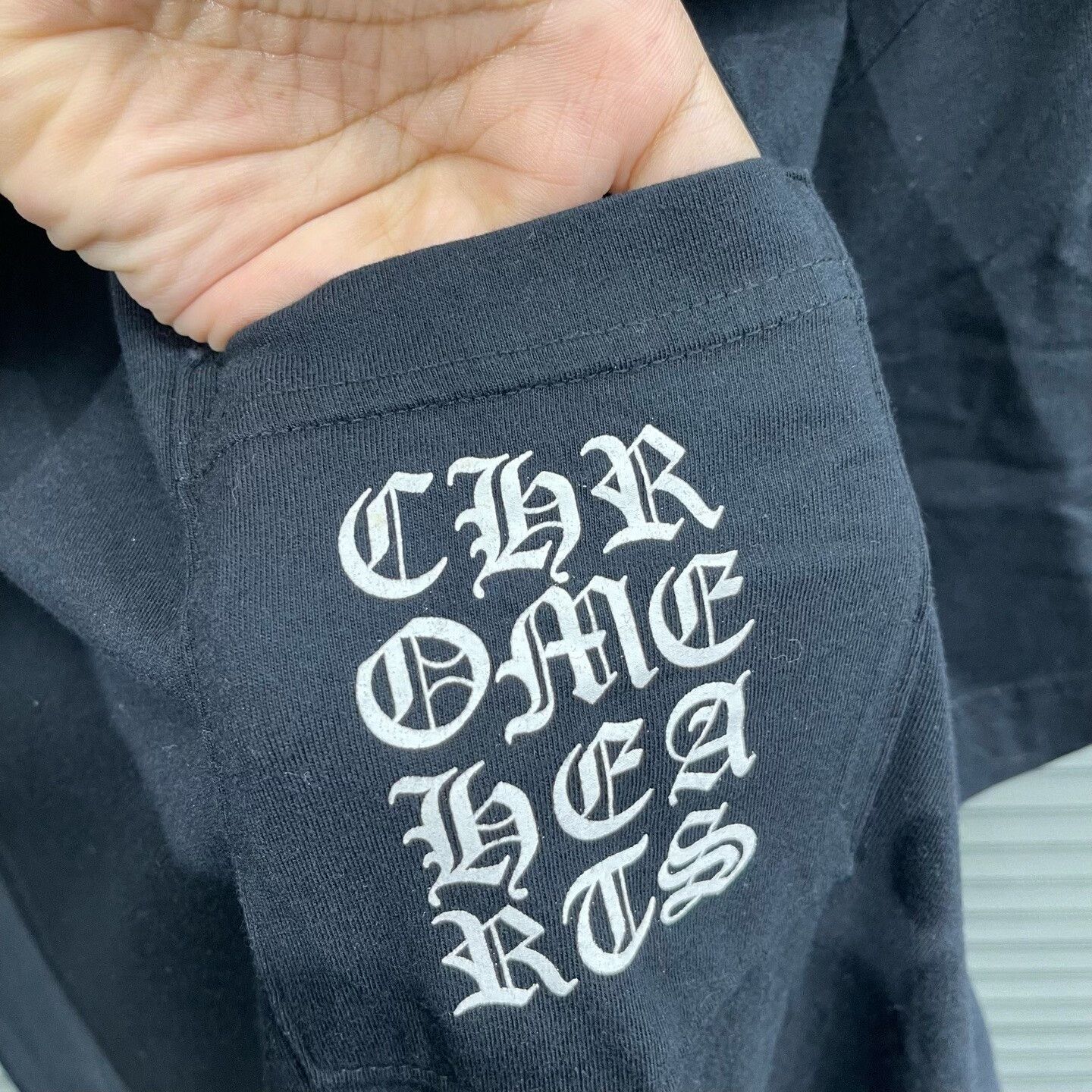 Chrome Hearts Chrome Hearts Gothic Script Pocket T-Shirt L Size US L / EU 52-54 / 3 - 5 Thumbnail