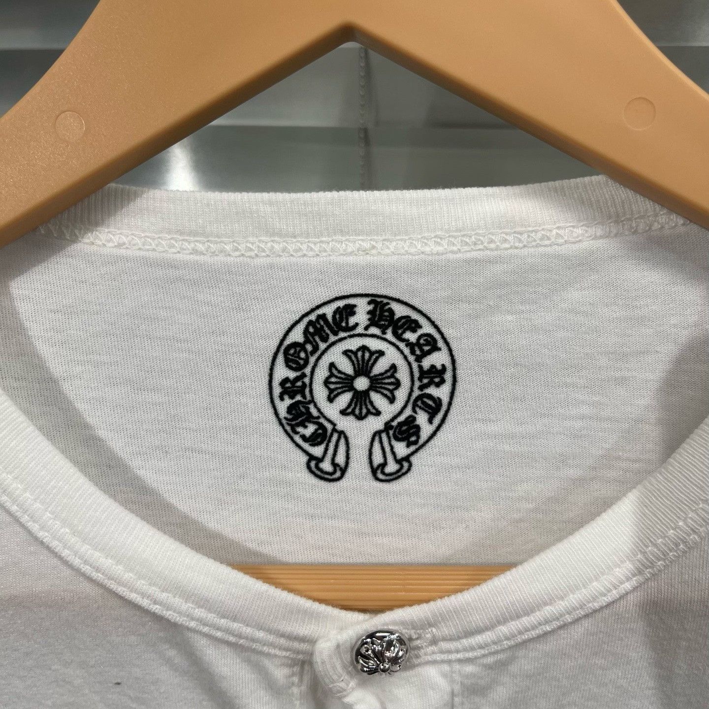 Chrome Hearts Chrome Hearts Silver Button Cross Long Sleeve T-Shirt M Size US M / EU 48-50 / 2 - 4 Thumbnail
