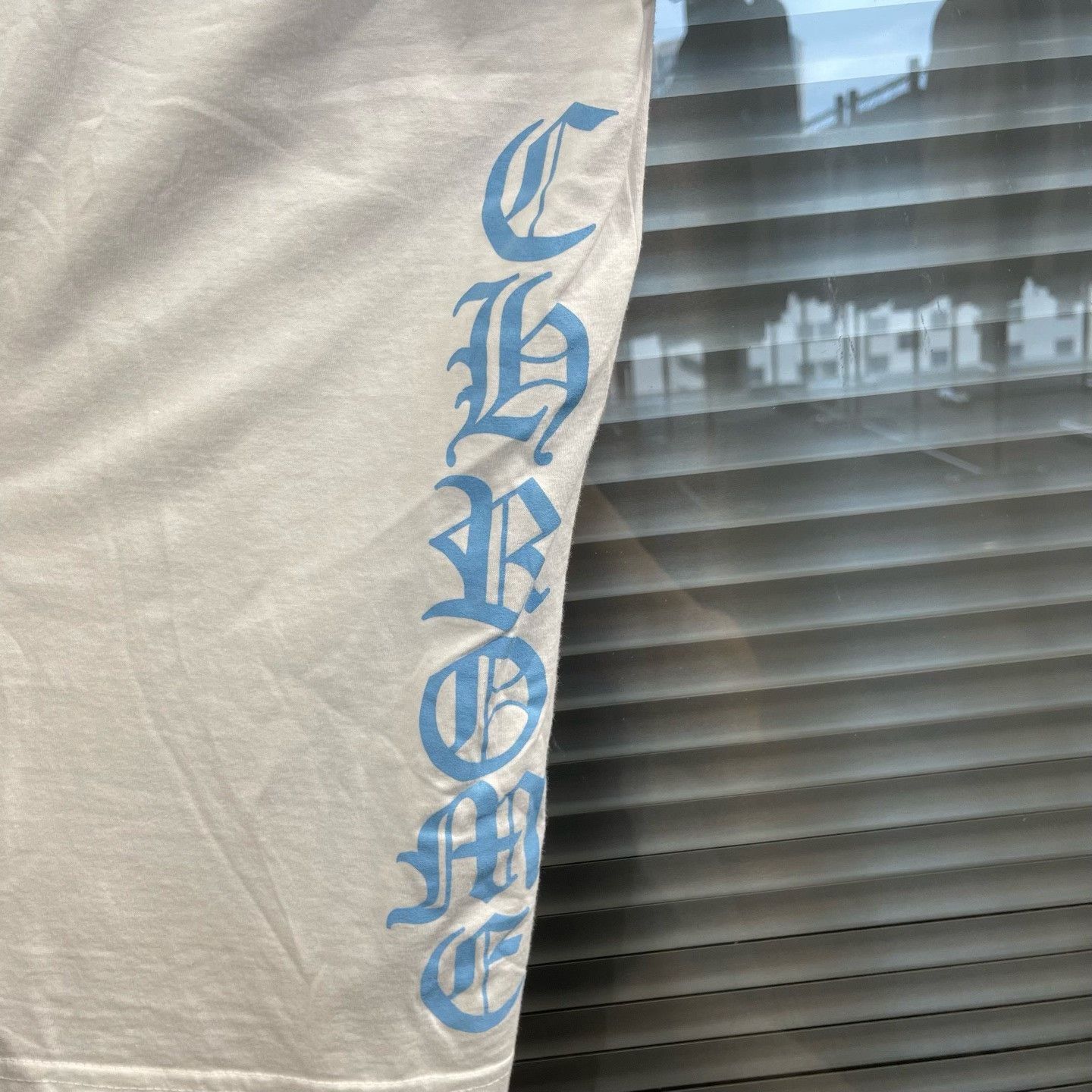 Chrome Hearts Chrome Hearts Blue Script Side Print T-Shirt XL Size US XL / EU 56 / 4 - 7 Thumbnail