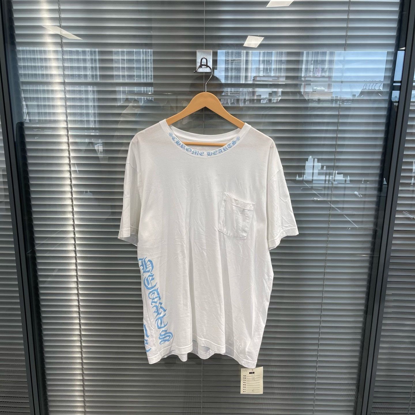 Chrome Hearts Chrome Hearts Blue Script Side Print T-Shirt XL Size US XL / EU 56 / 4 - 2 Thumbnail