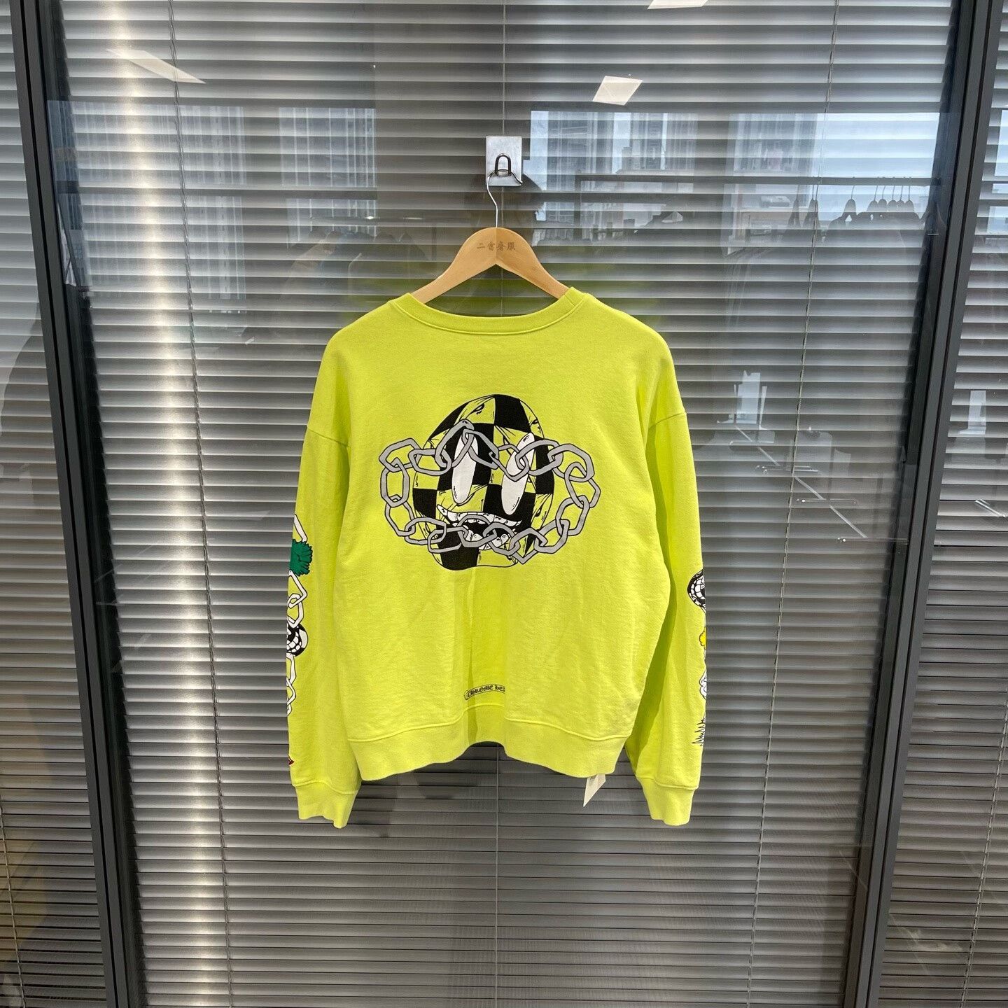 Chrome Hearts Chrome Hearts Matty Boy Lime Green Sweatshirt L Size US L / EU 52-54 / 3 - 2 Thumbnail