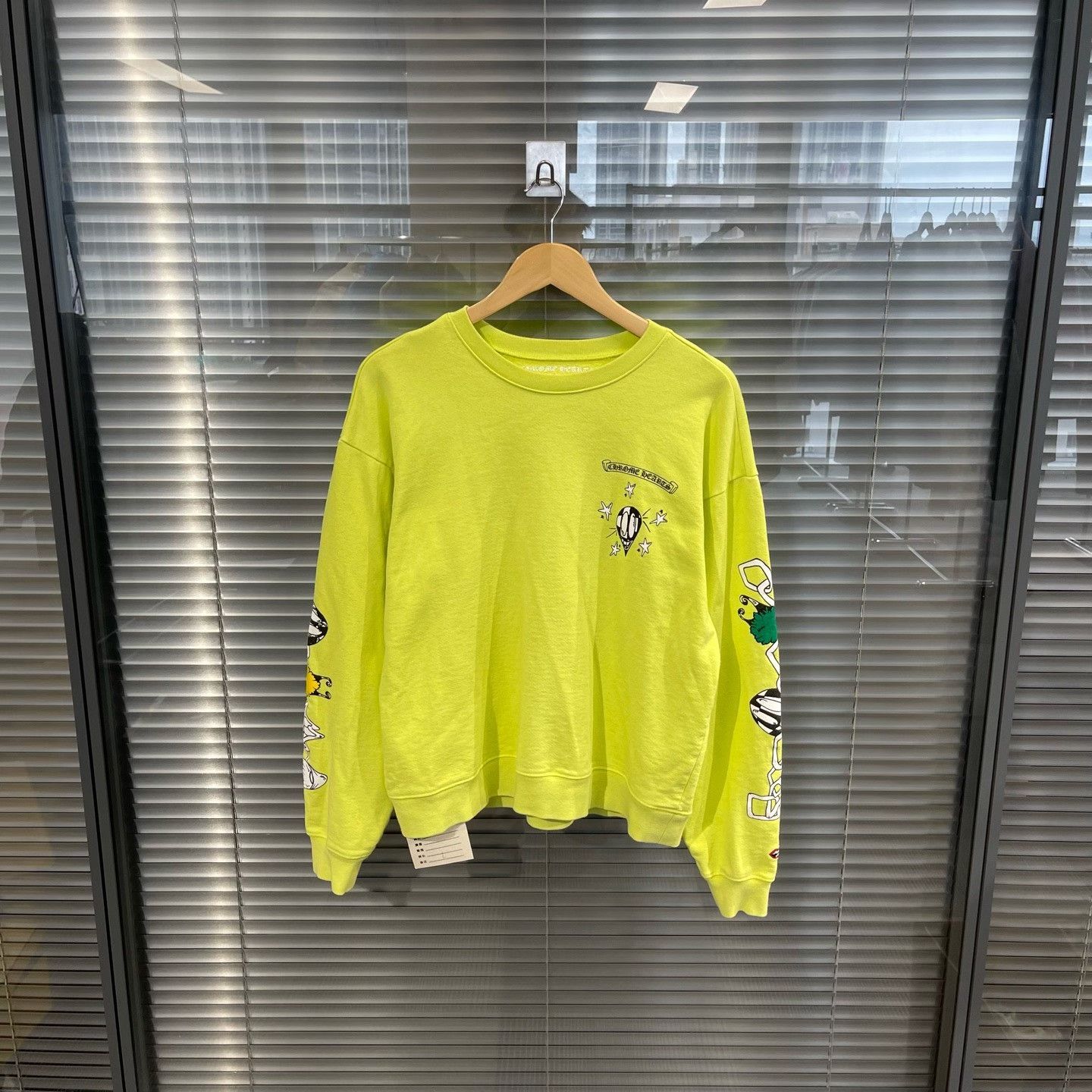 Chrome Hearts Chrome Hearts Matty Boy Lime Green Sweatshirt L Size US L / EU 52-54 / 3 - 3 Thumbnail