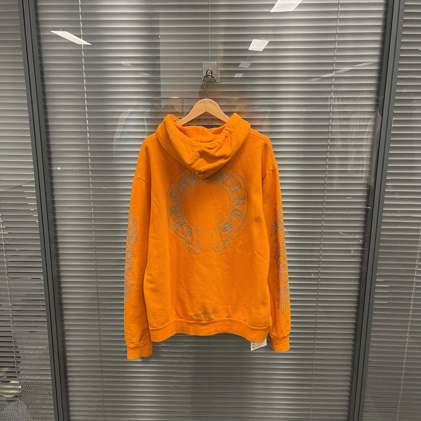 Chrome Hearts Chrome Hearts Orange Horseshoe Logo Hoodie M Size US M / EU 48-50 / 2 - 3 Thumbnail
