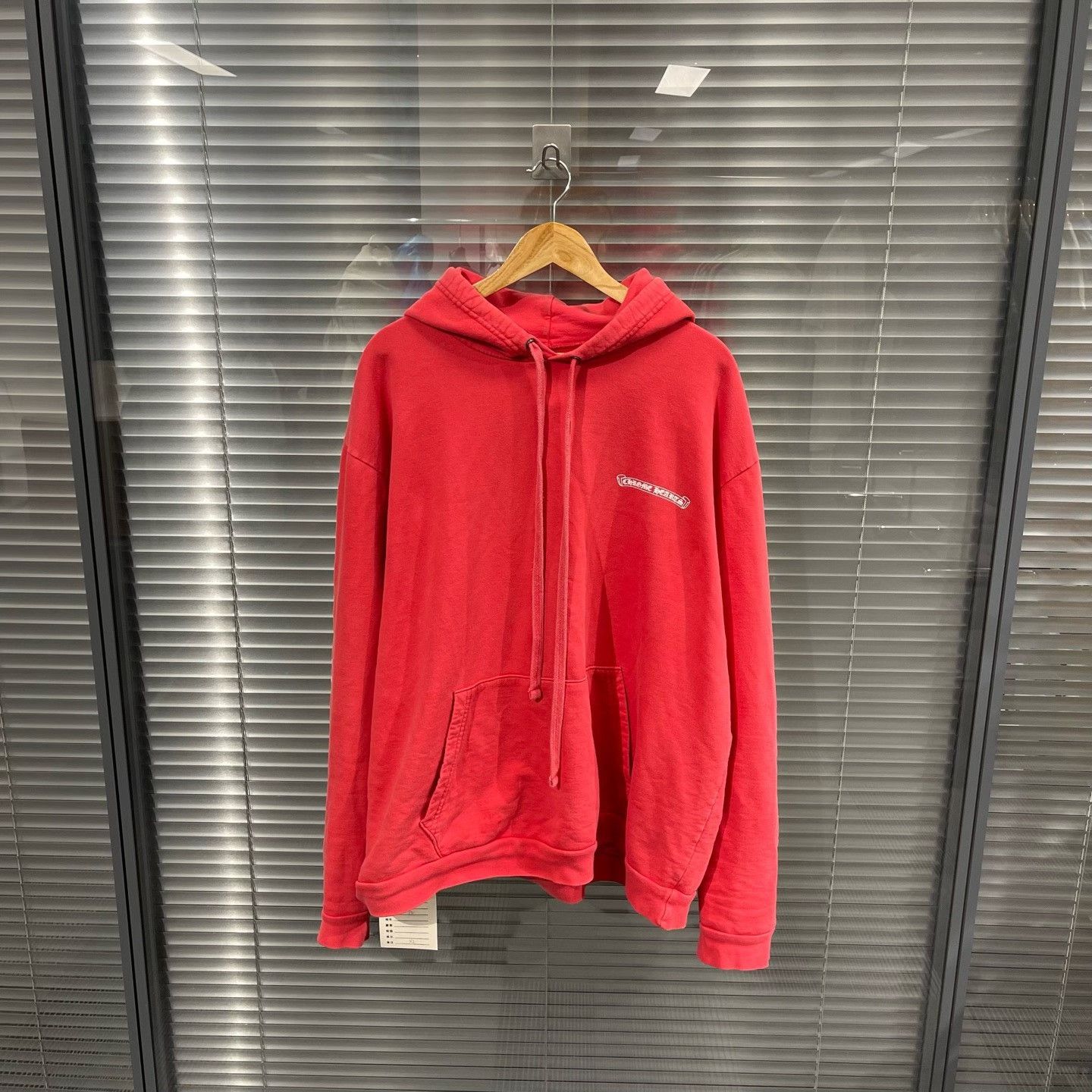 Chrome Hearts Chrome Hearts Scroll Logo Red Hoodie XL Size US XL / EU 56 / 4 - 2 Thumbnail
