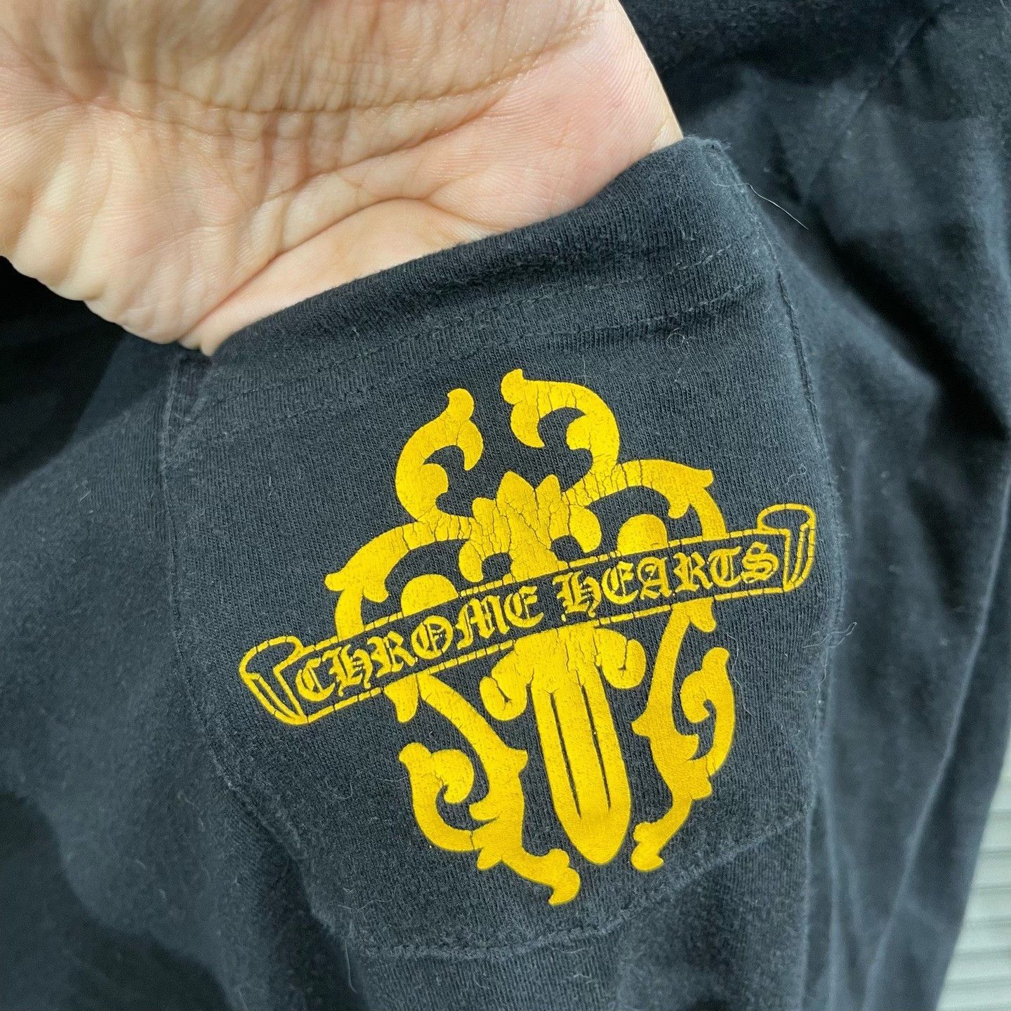 Chrome Hearts CHROME HEARTS Yellow Sword Long Sleeve T-Shirt Size S Size US S / EU 44-46 / 1 - 5 Thumbnail