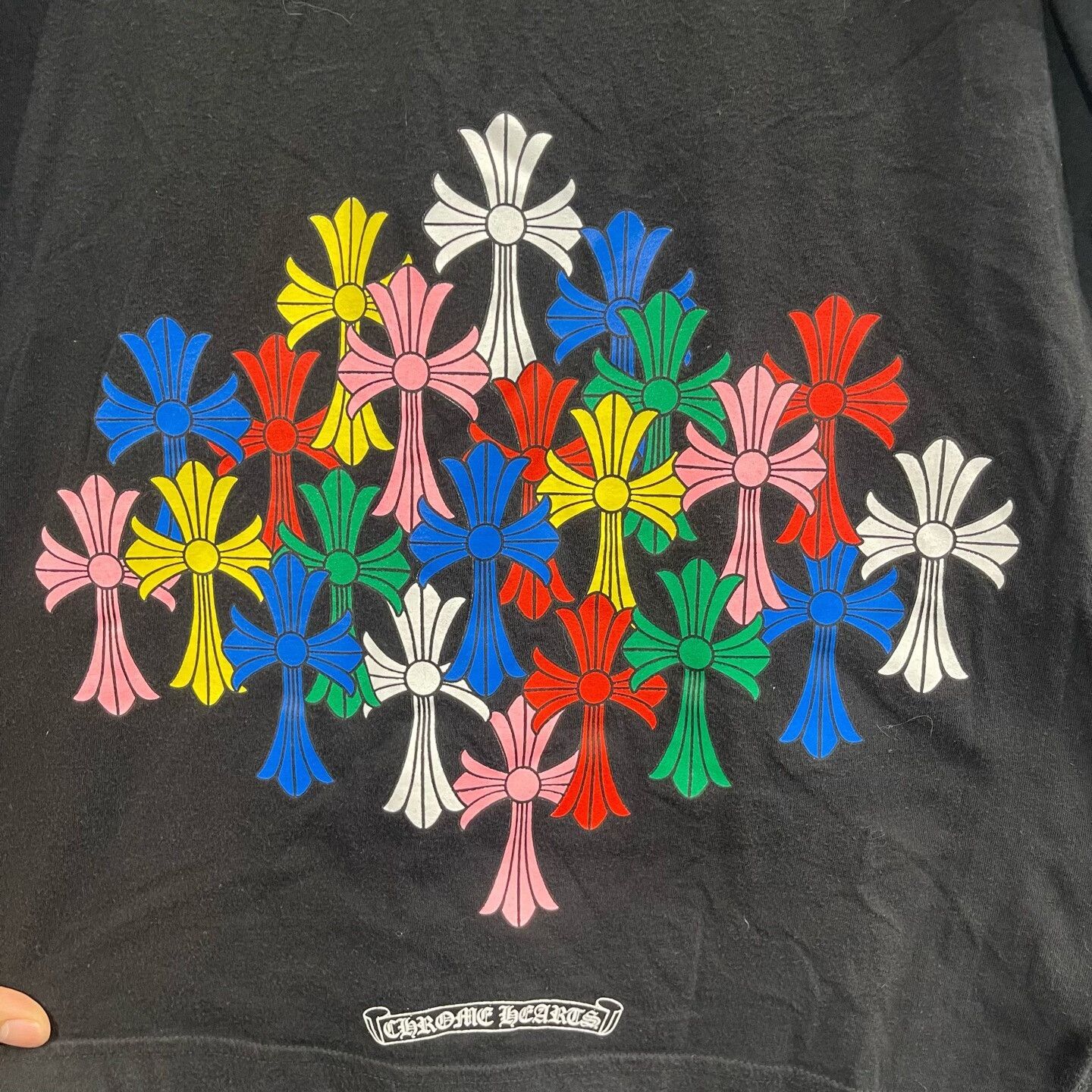 Chrome Hearts Chrome Hearts Multi Color Cross Scroll T-Shirt L Size US L / EU 52-54 / 3 - 8 Thumbnail