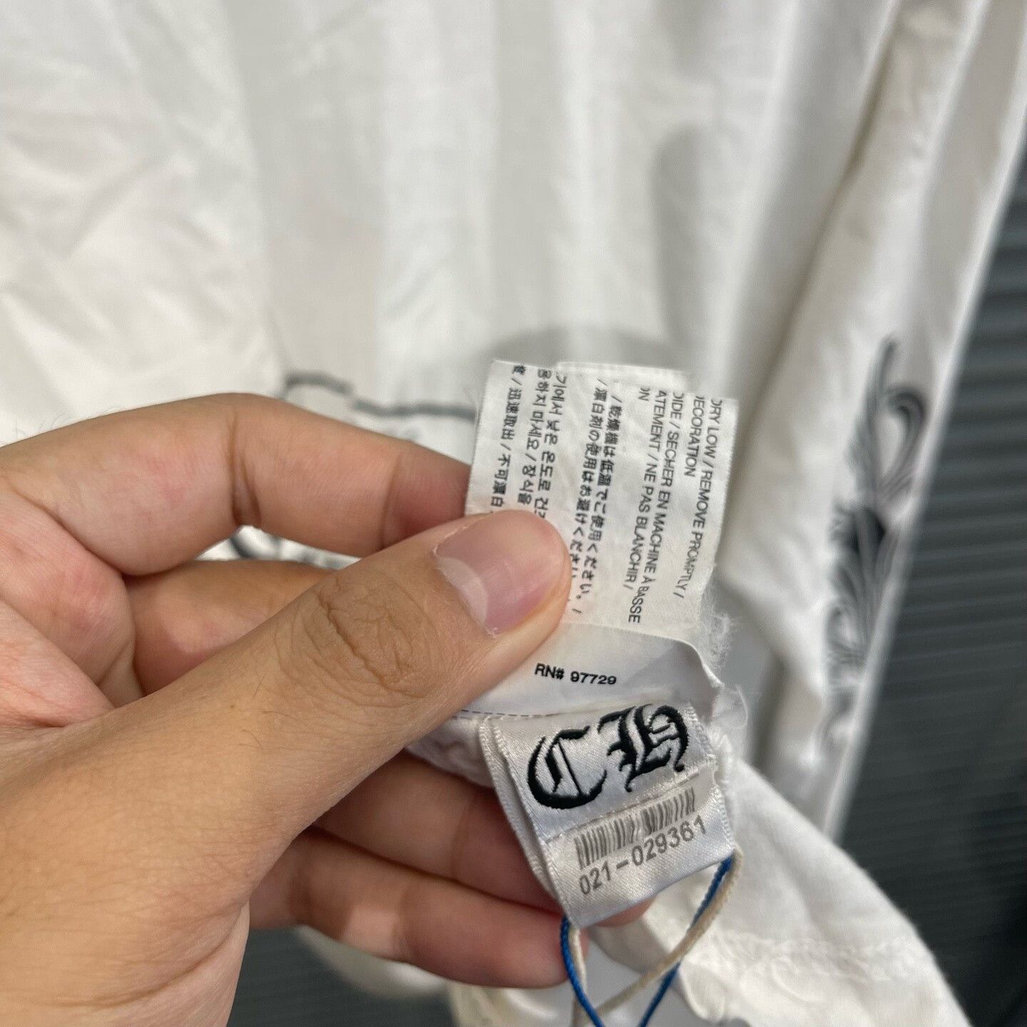 Chrome Hearts Chrome Hearts Las Vegas Pocket Long Sleeve Shirt Size M Size US M / EU 48-50 / 2 - 9 Thumbnail