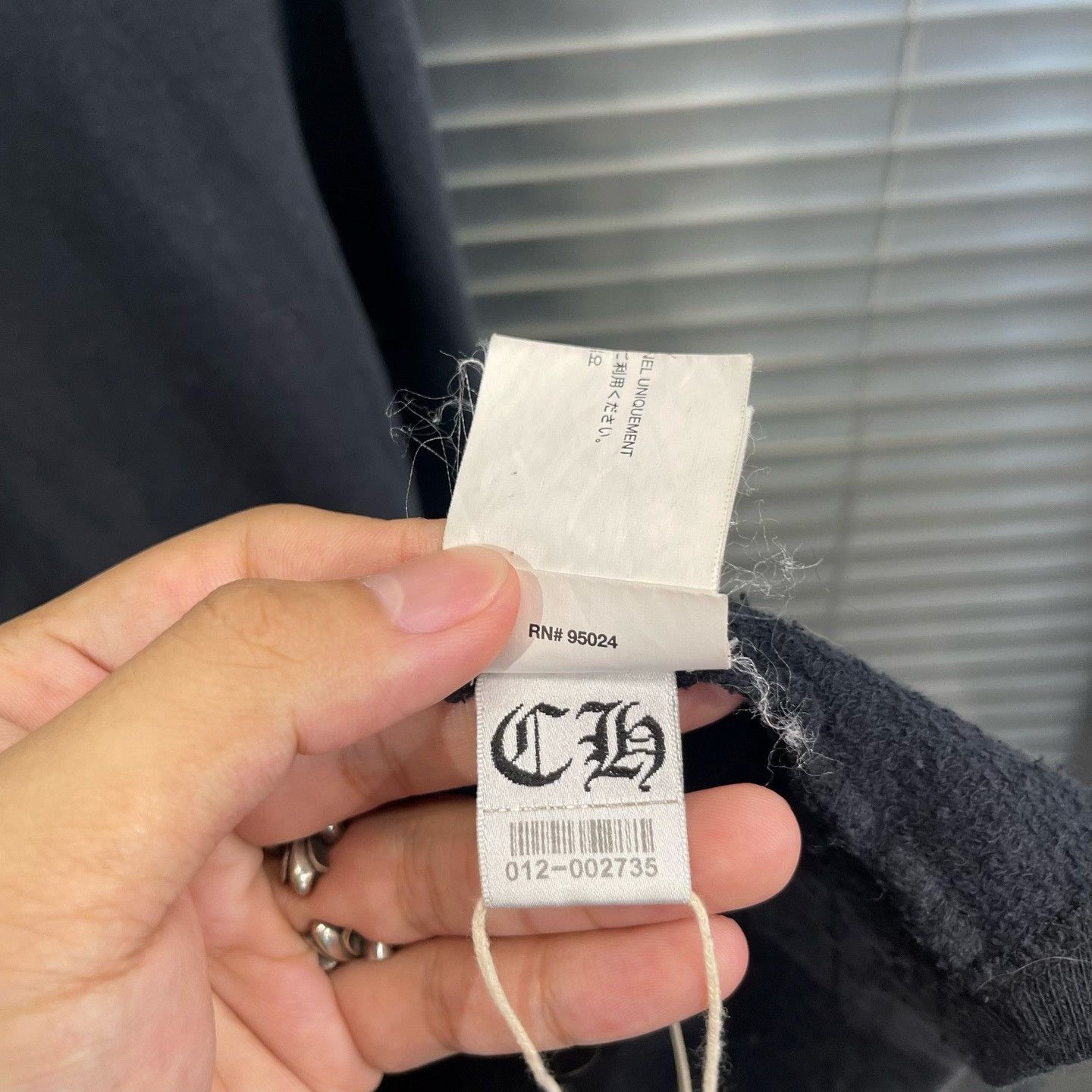 Chrome Hearts Chrome Hearts Leather Cross Patch Half-Zip Hoodie L Size US L / EU 52-54 / 3 - 7 Thumbnail