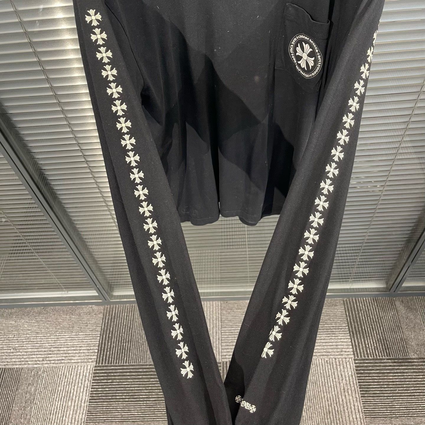 Chrome Hearts Chrome Hearts Cross Logo Long Sleeve T-Shirt XL Size US XL / EU 56 / 4 - 6 Thumbnail