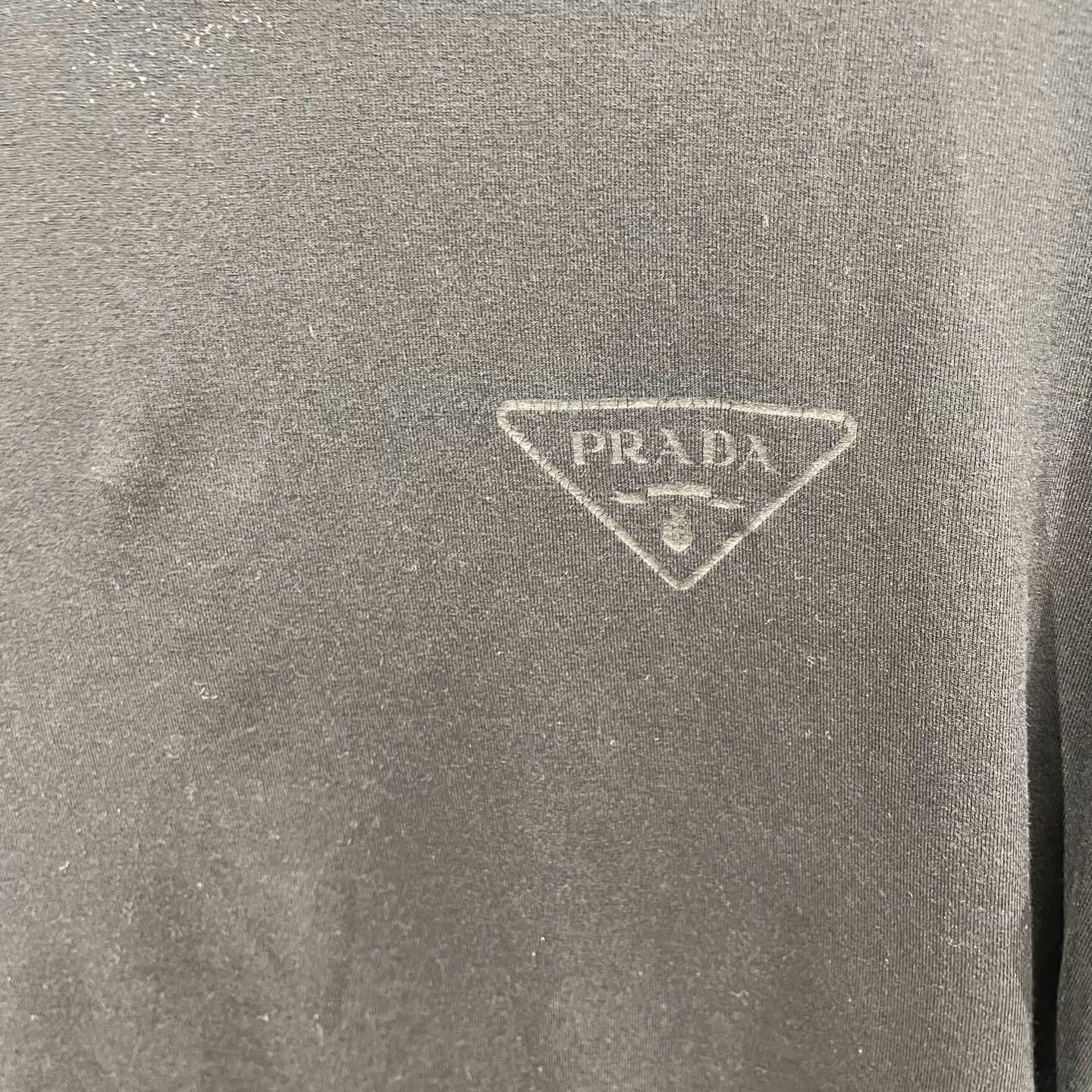 Prada Prada Tonal Logo Patch T-Shirt XL Size US XL / EU 56 / 4 - 5 Thumbnail