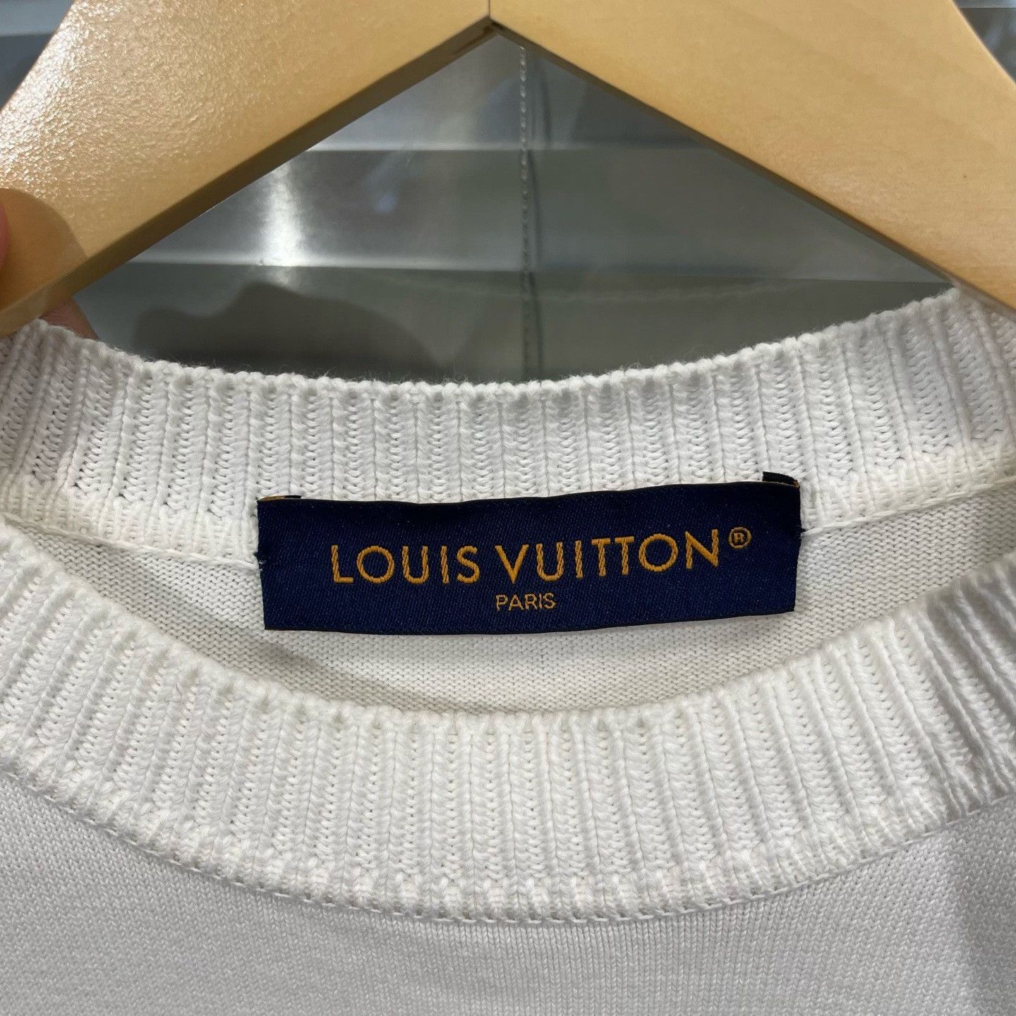 Louis Vuitton Louis Vuitton Safety Pin Embroidered Knit Shirt S Size US S / EU 44-46 / 1 - 4 Thumbnail
