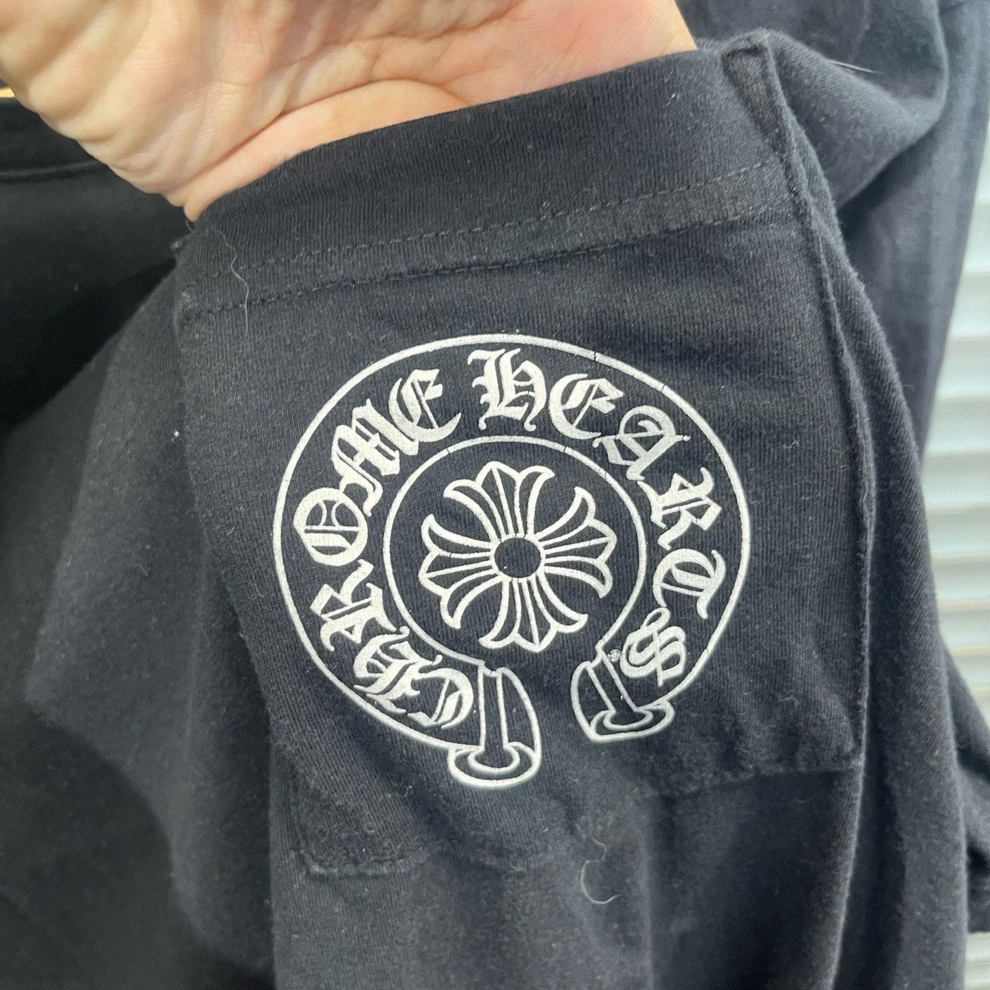 Chrome Hearts Chrome Hearts Hong Kong Horseshoe Pocket T-Shirt M Size US M / EU 48-50 / 2 - 5 Thumbnail