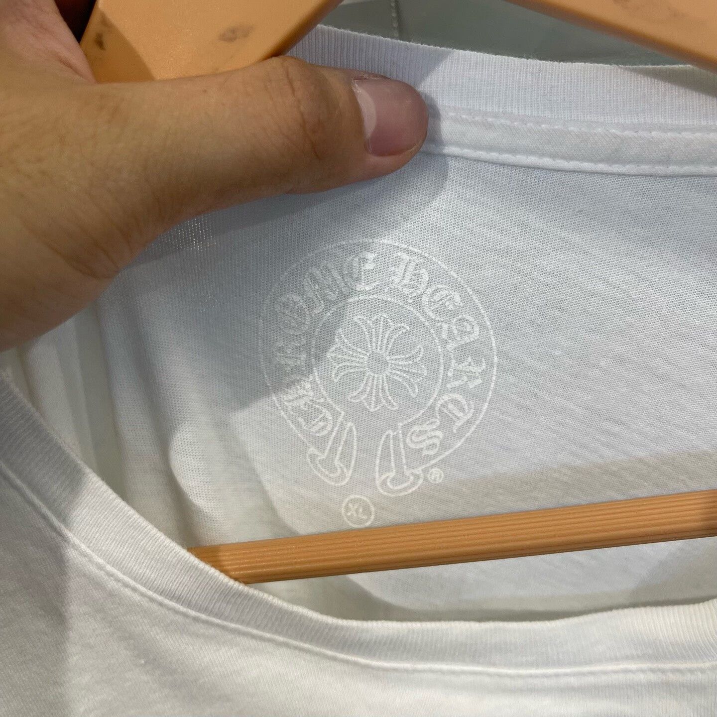 Chrome Hearts Chrome Hearts Red Cross Logo Long Sleeve T-Shirt XL Size US XL / EU 56 / 4 - 4 Thumbnail