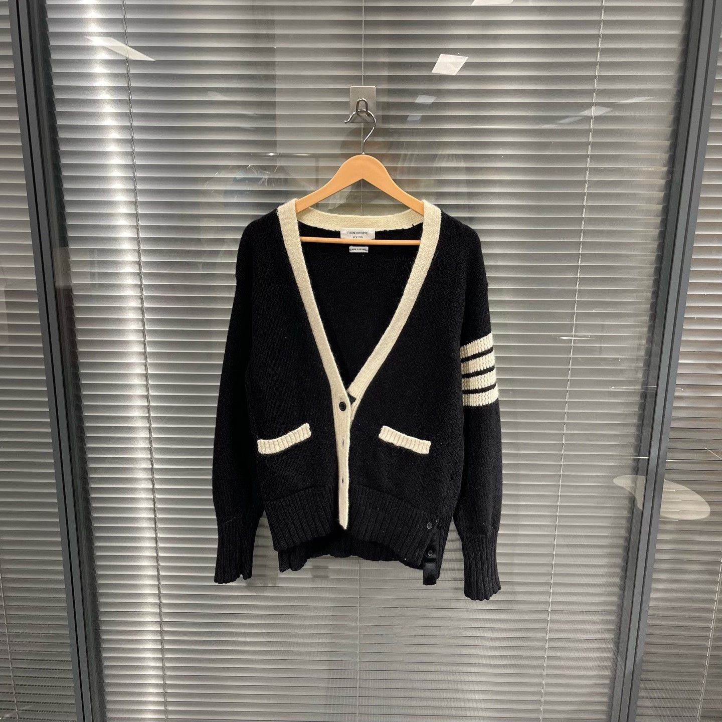 Thom Browne Thom Browne 4-Bar Mohair Knit Cardigan 40 Size US M / EU 48-50 / 2 - 2 Thumbnail